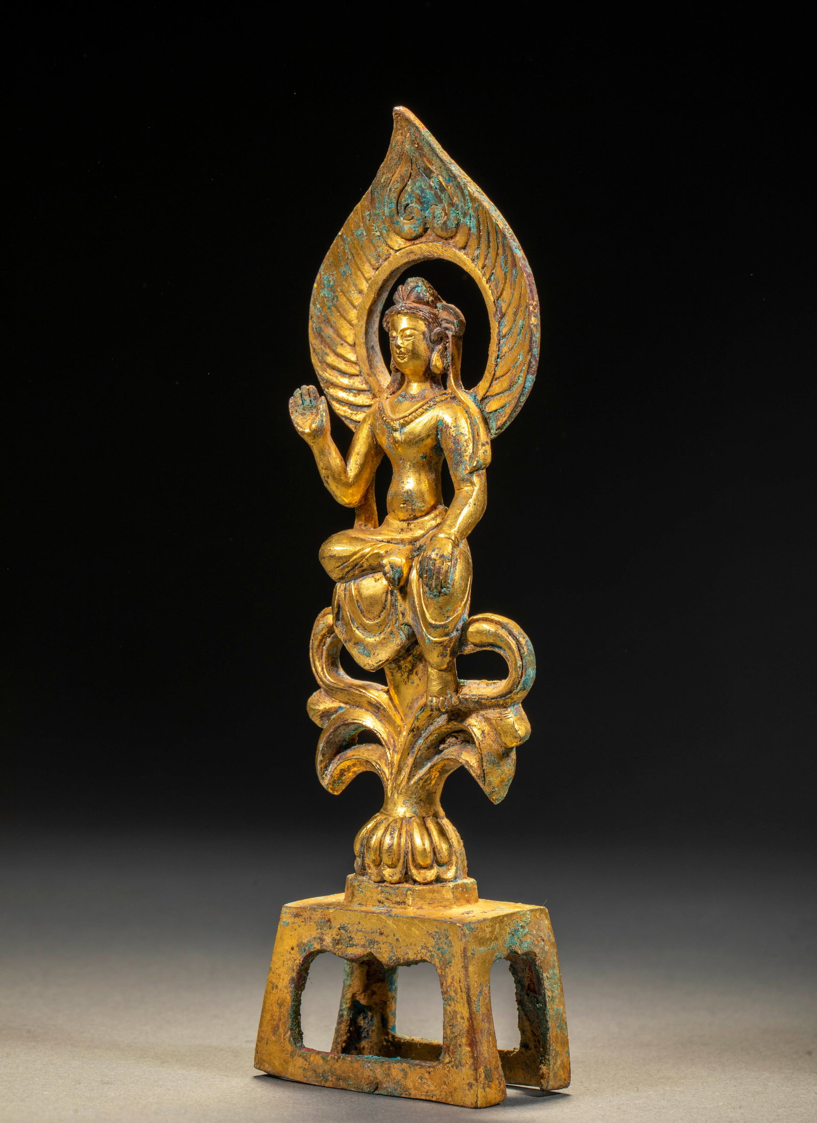 Pre-Ming Gilded Seated Buddha - 4