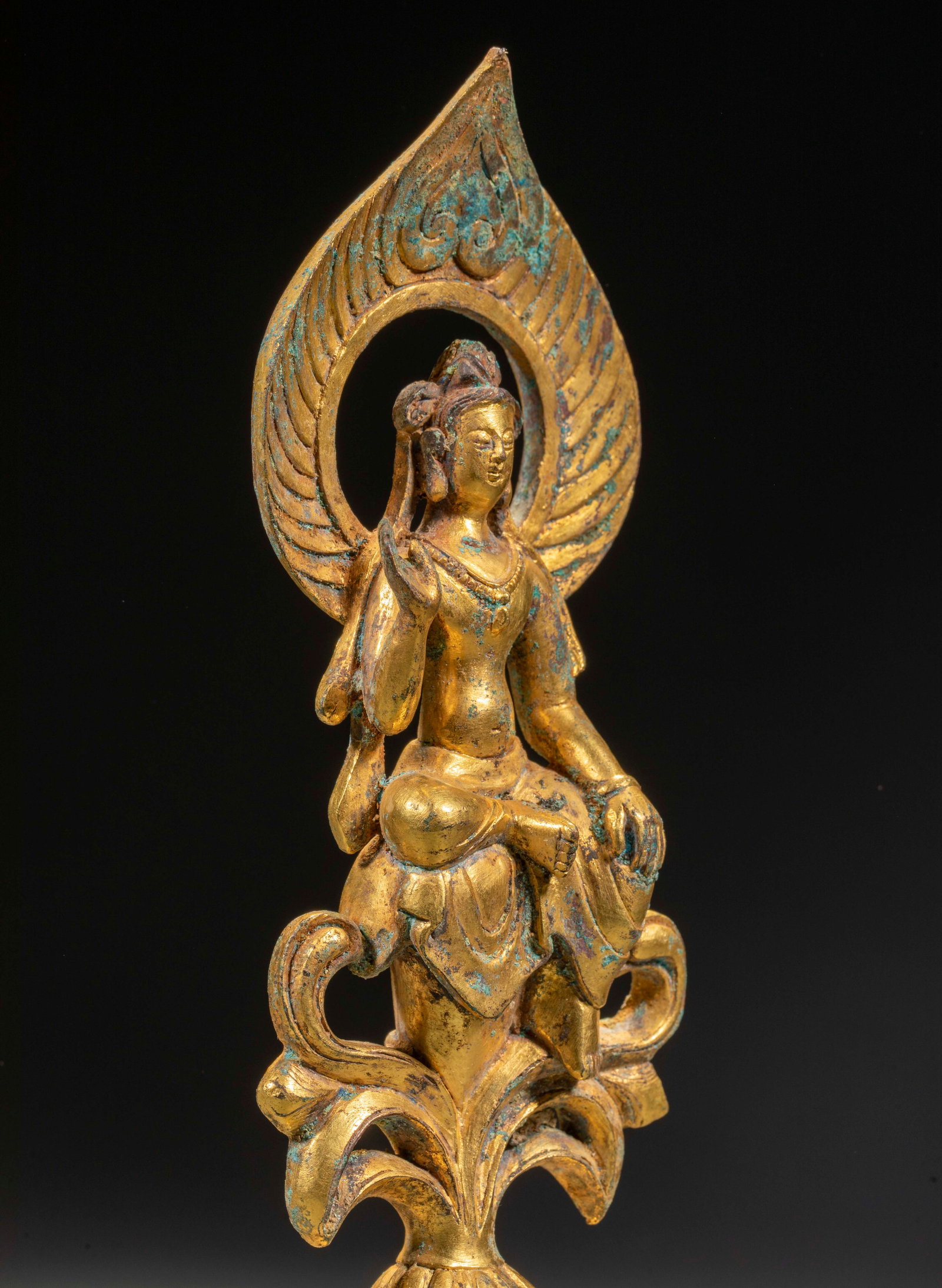 Pre-Ming Gilded Seated Buddha - 5