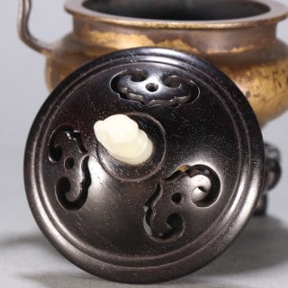 Ming Copper Tripod Incense Burner - 5