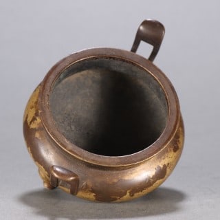 Ming Copper Tripod Incense Burner - 6