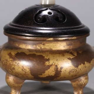 Ming Copper Tripod Incense Burner - 8