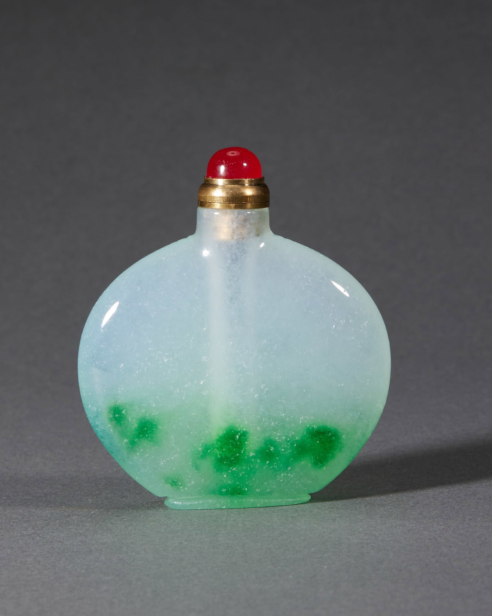 Qing Jadeite Snuff Bottle - 4