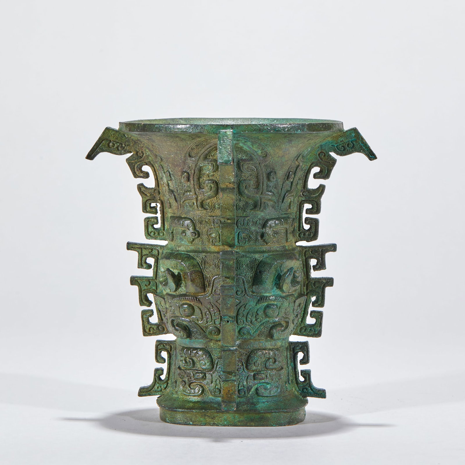 Pre-Ming Bronze Zun - 3