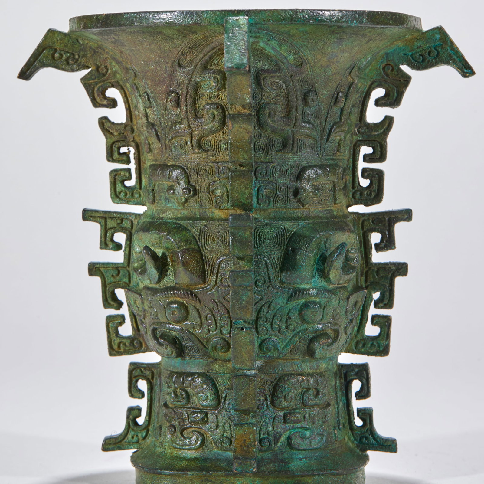 Pre-Ming Bronze Zun - 4