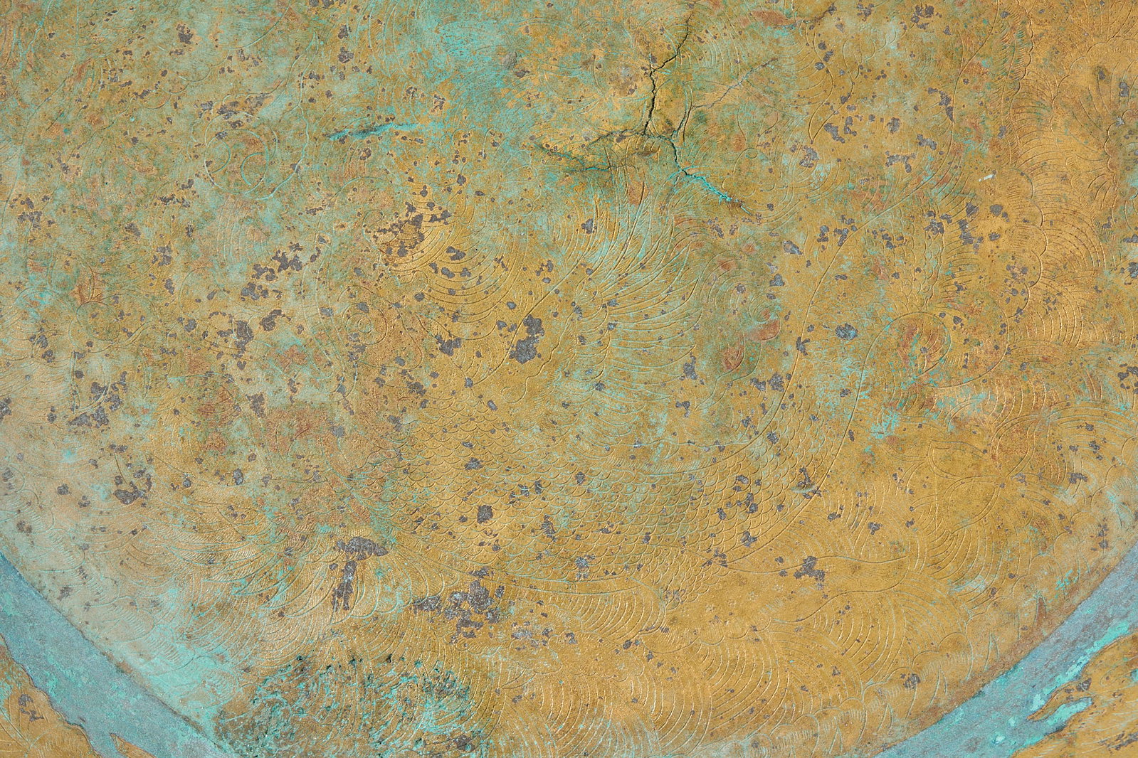 Gilt Copper Basin - 10
