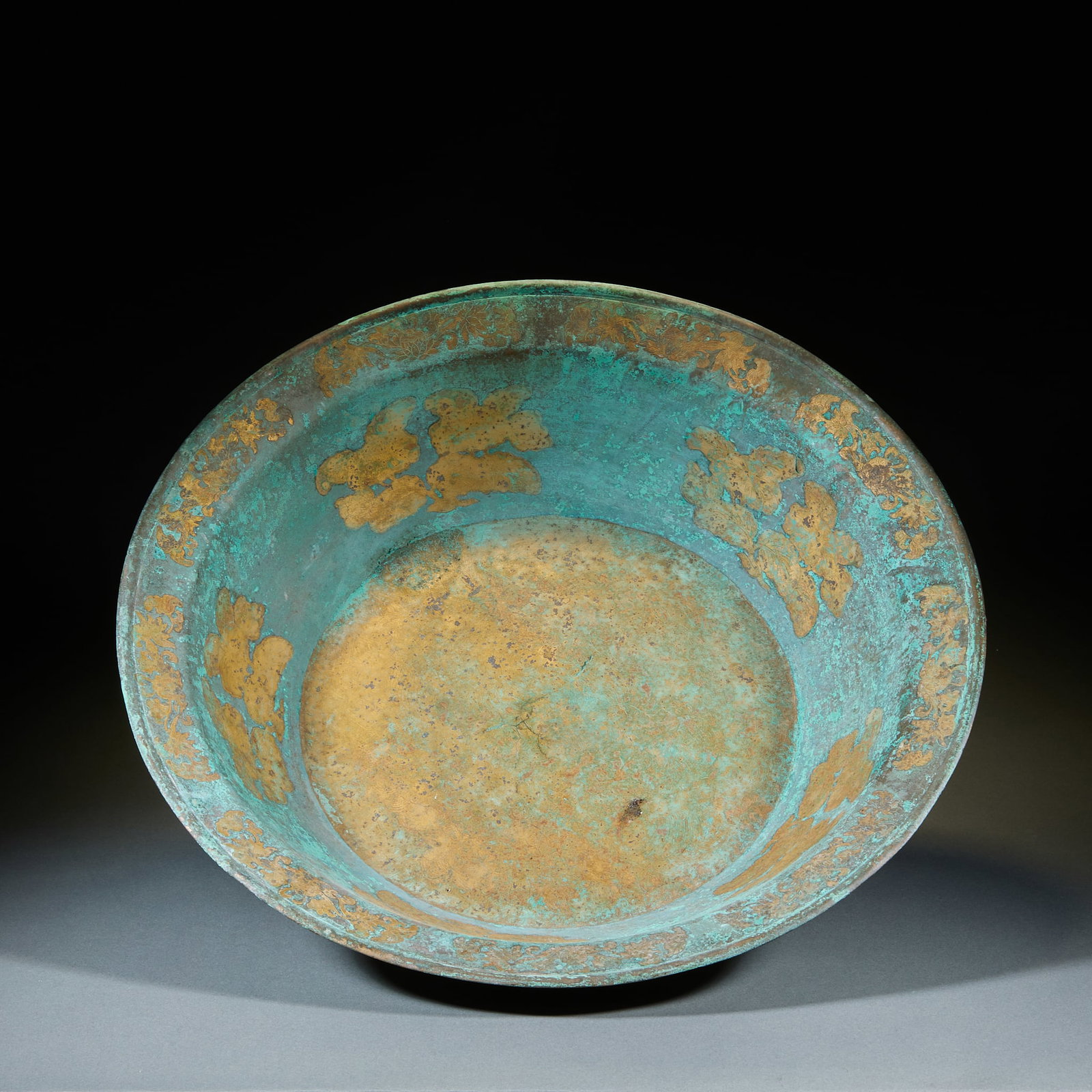 Gilt Copper Basin - 3