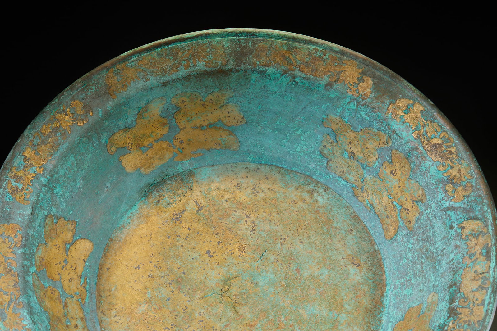 Gilt Copper Basin - 4