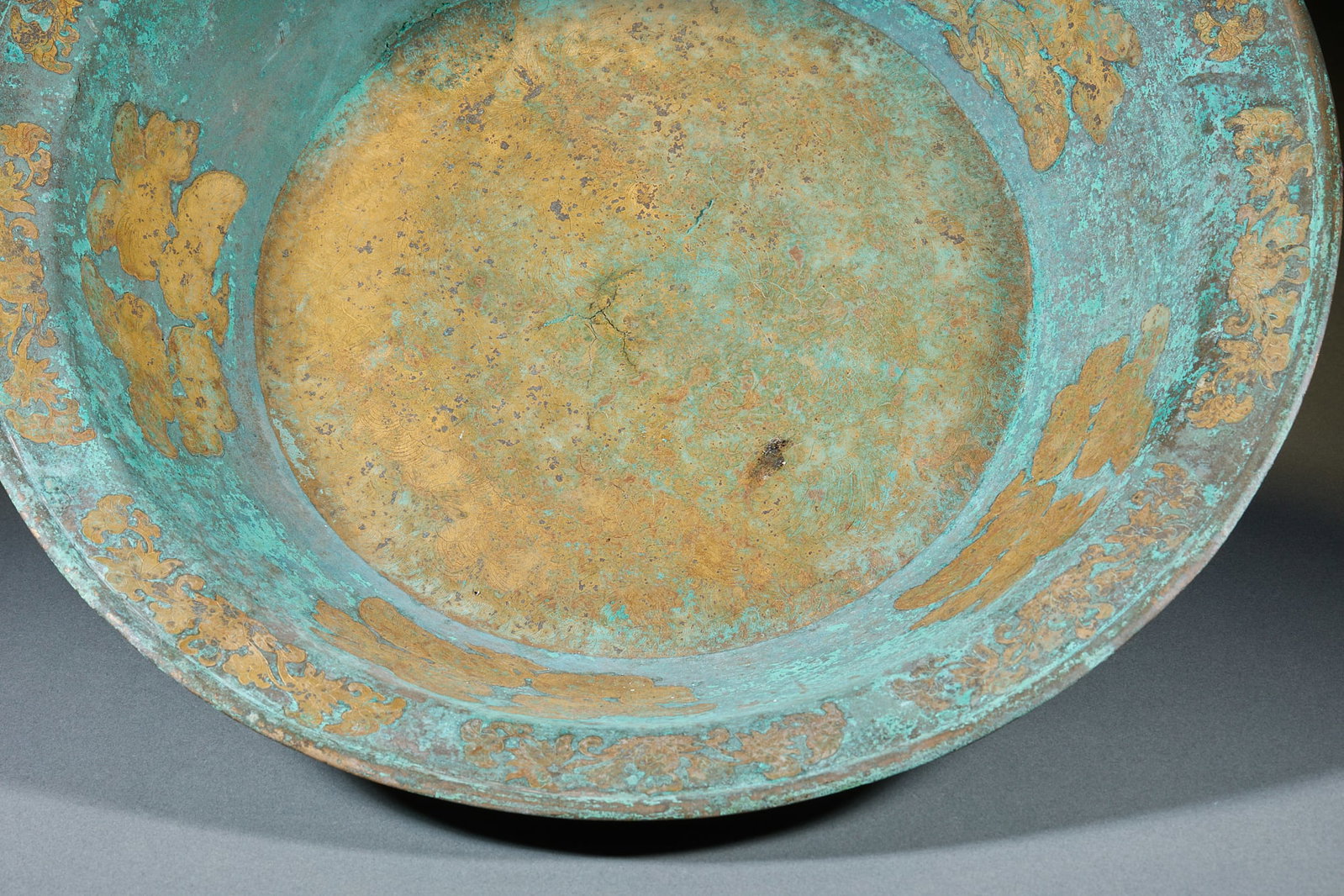 Gilt Copper Basin - 5