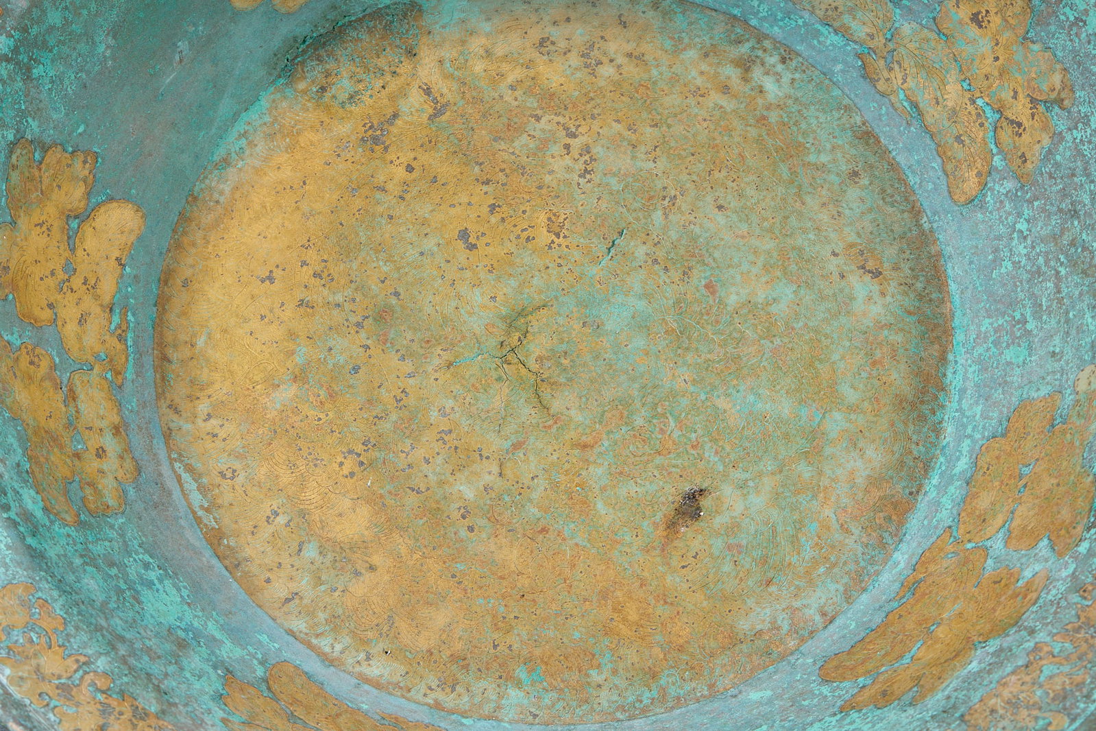 Gilt Copper Basin - 8