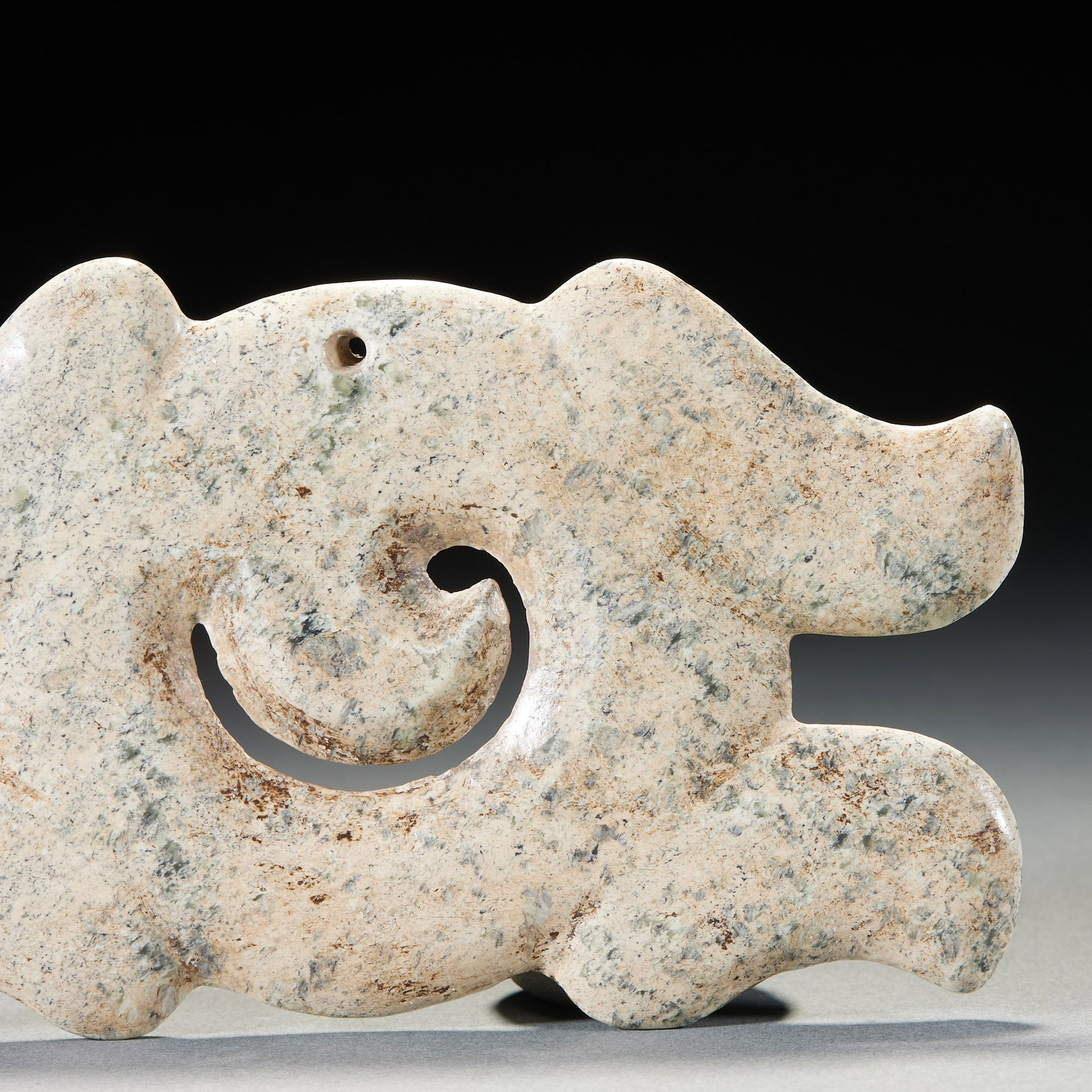 Jade Hooked-Cloud Pendant - 3
