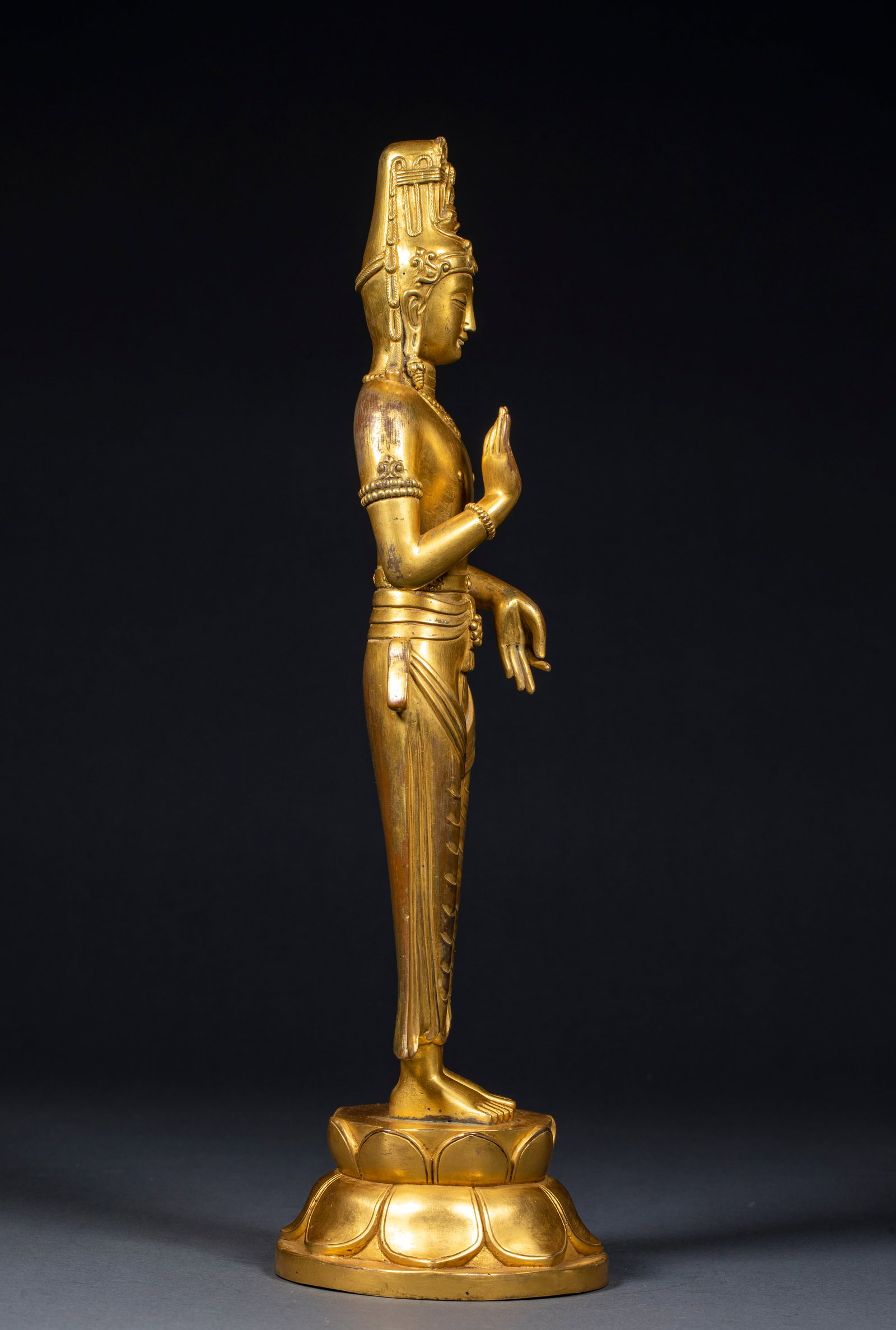 Gilded Acarya Dali Buddha - 10