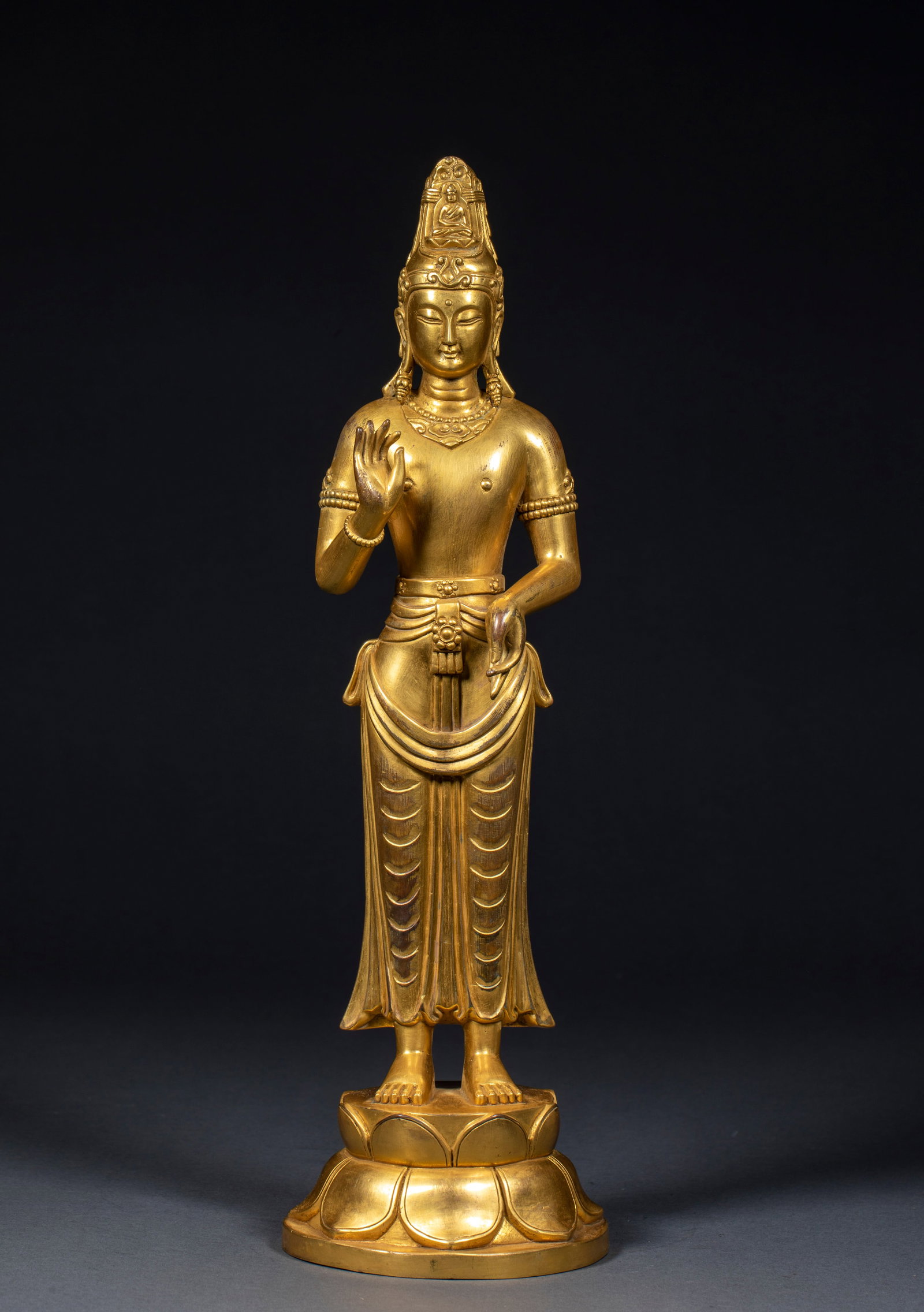Gilded Acarya Dali Buddha - 2
