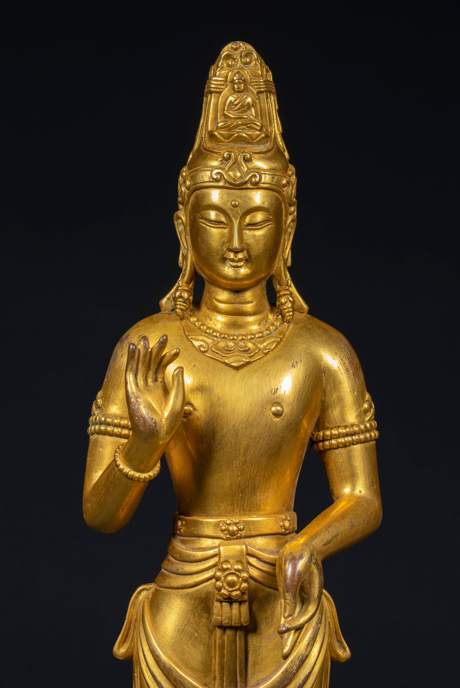 Gilded Acarya Dali Buddha - 3