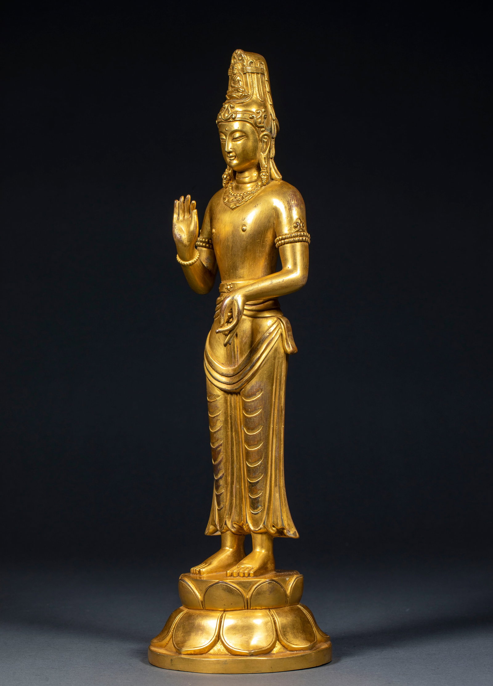 Gilded Acarya Dali Buddha - 6