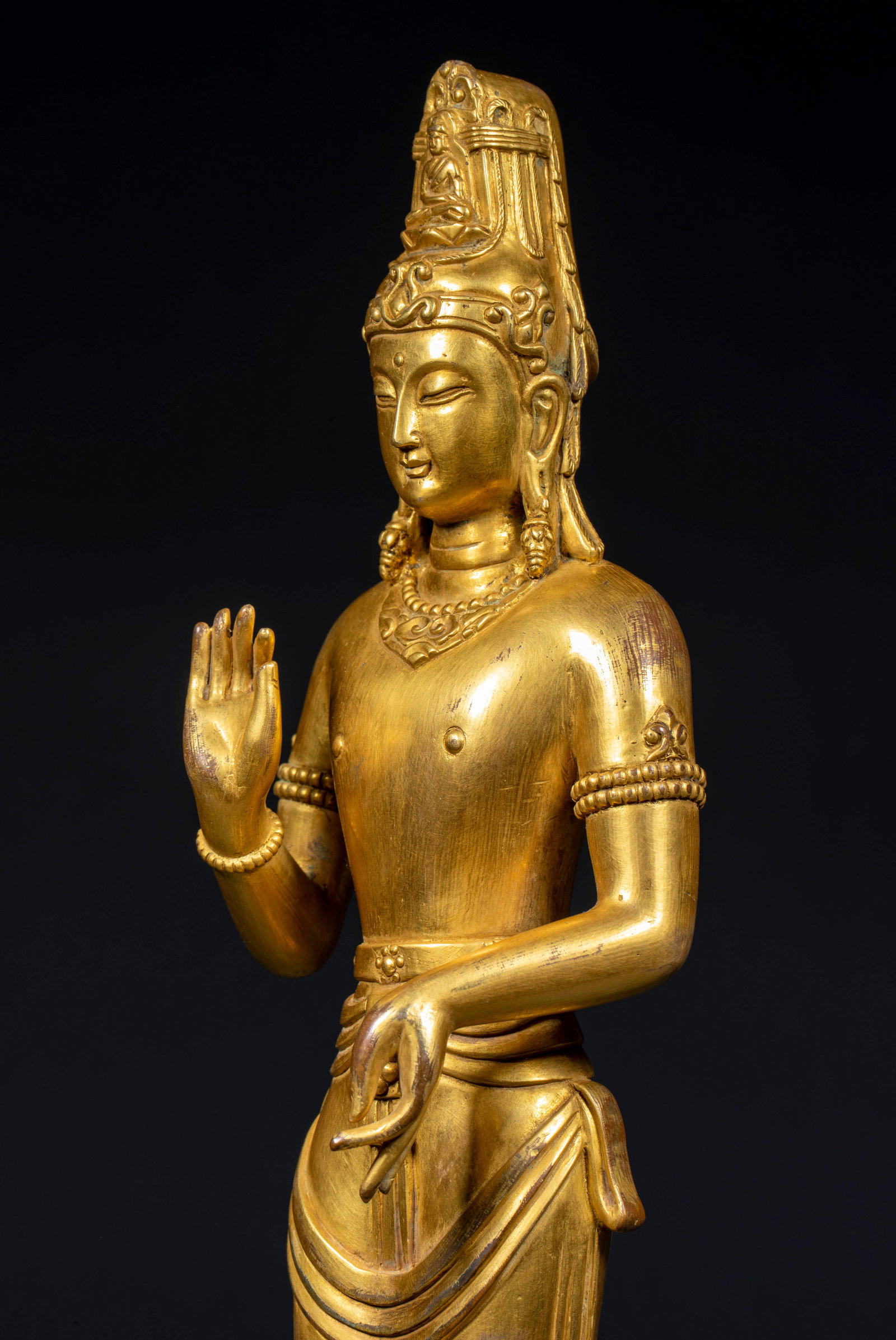 Gilded Acarya Dali Buddha - 7