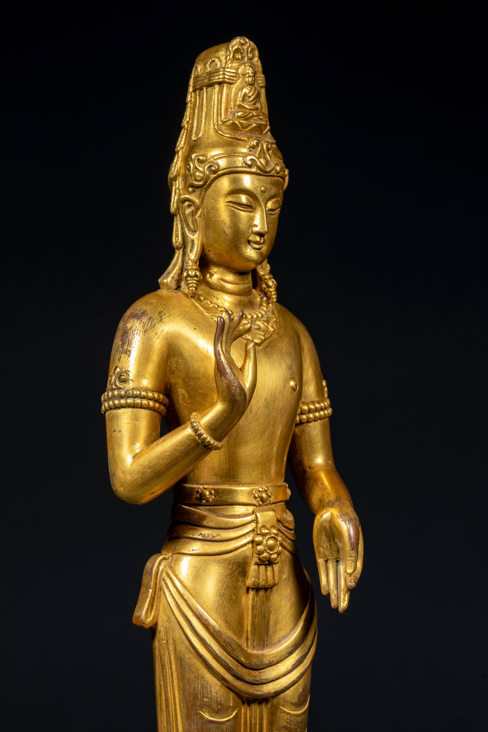 Gilded Acarya Dali Buddha - 9