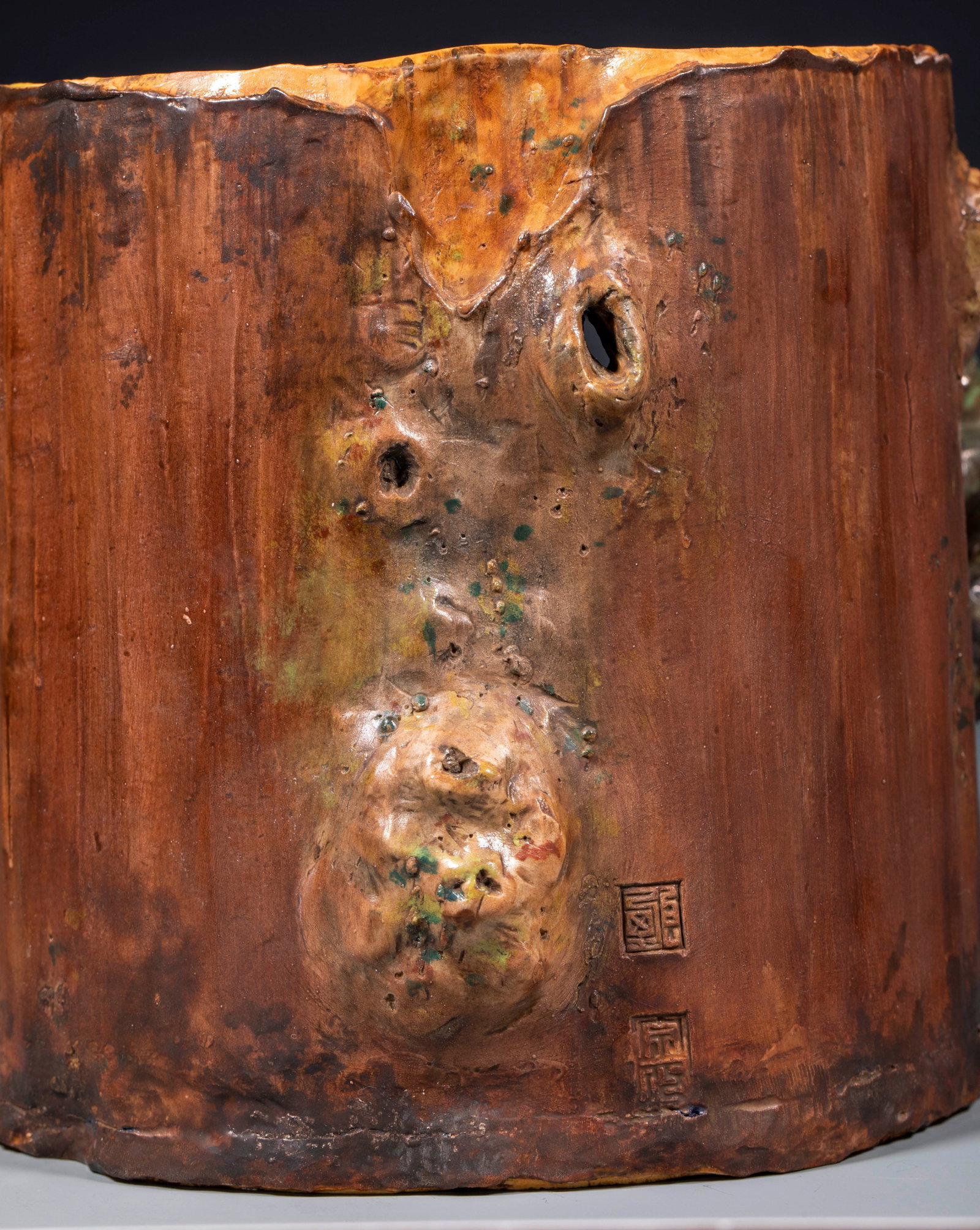 Bogus-Ware Tree-Stump Concealed-Arhat Shrine - 7