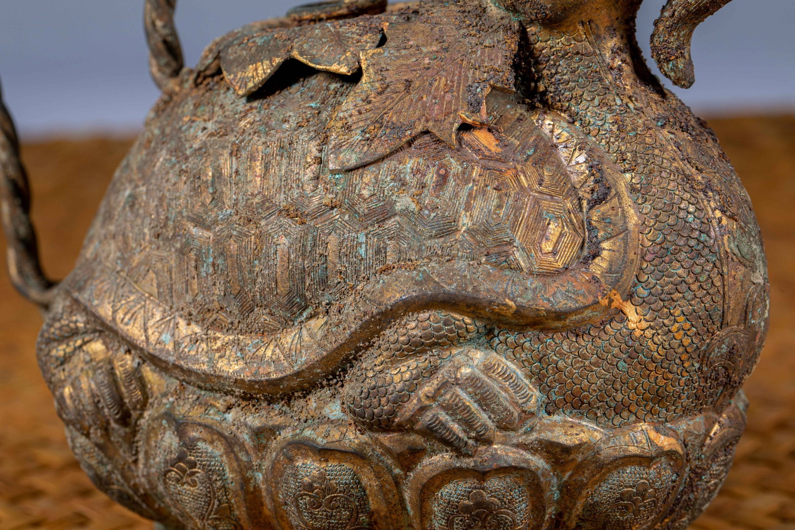 Gilded Xuanwu Ewer - 6