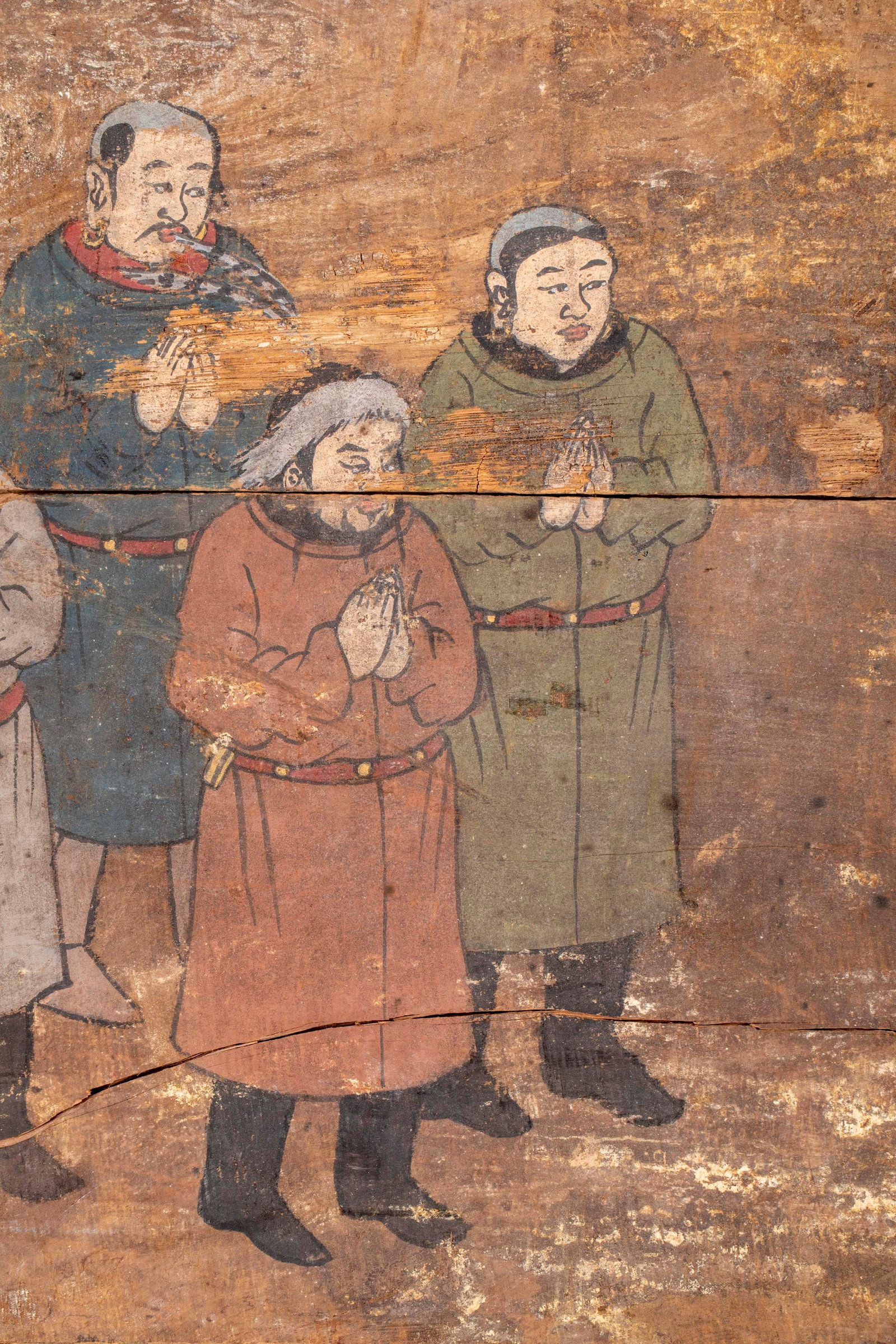 Buddhist-Procession Long Plank Painting - 5