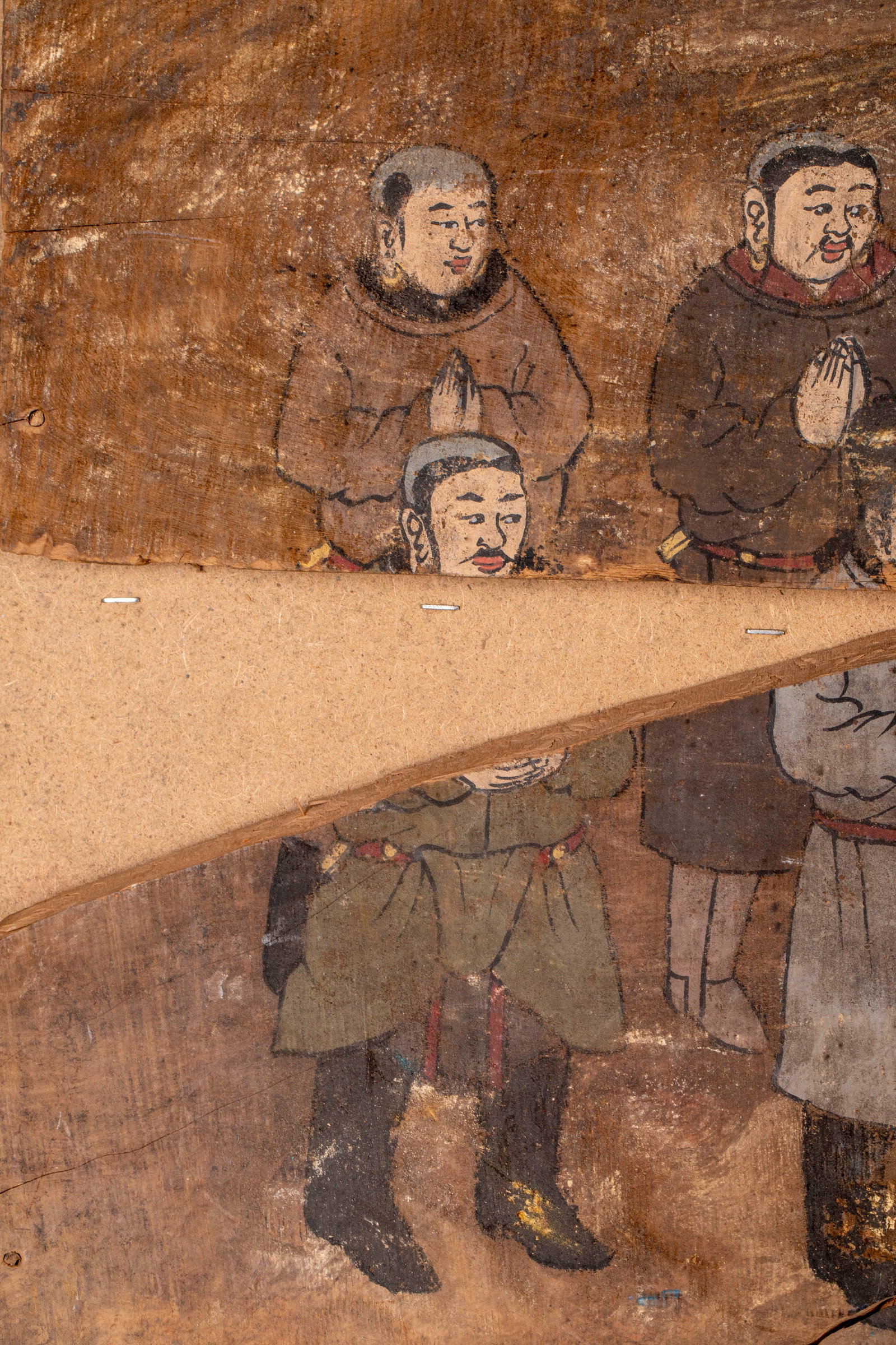 Buddhist-Procession Long Plank Painting - 7