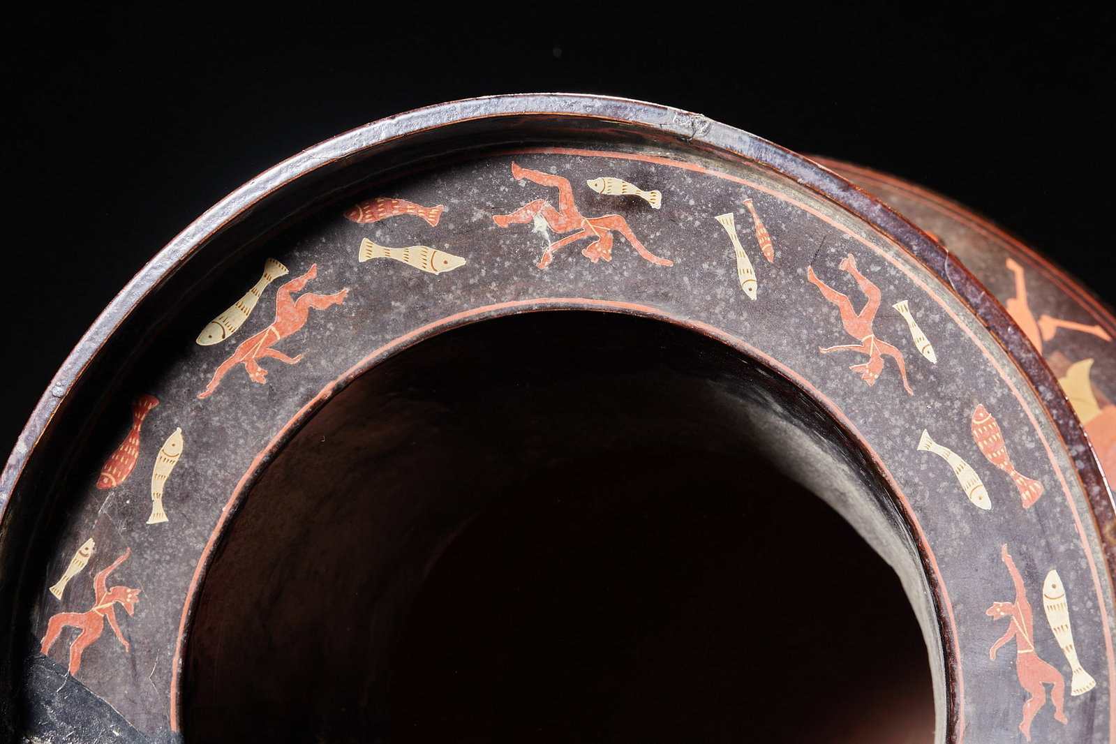 Lacquer Figure Display Vase - 18