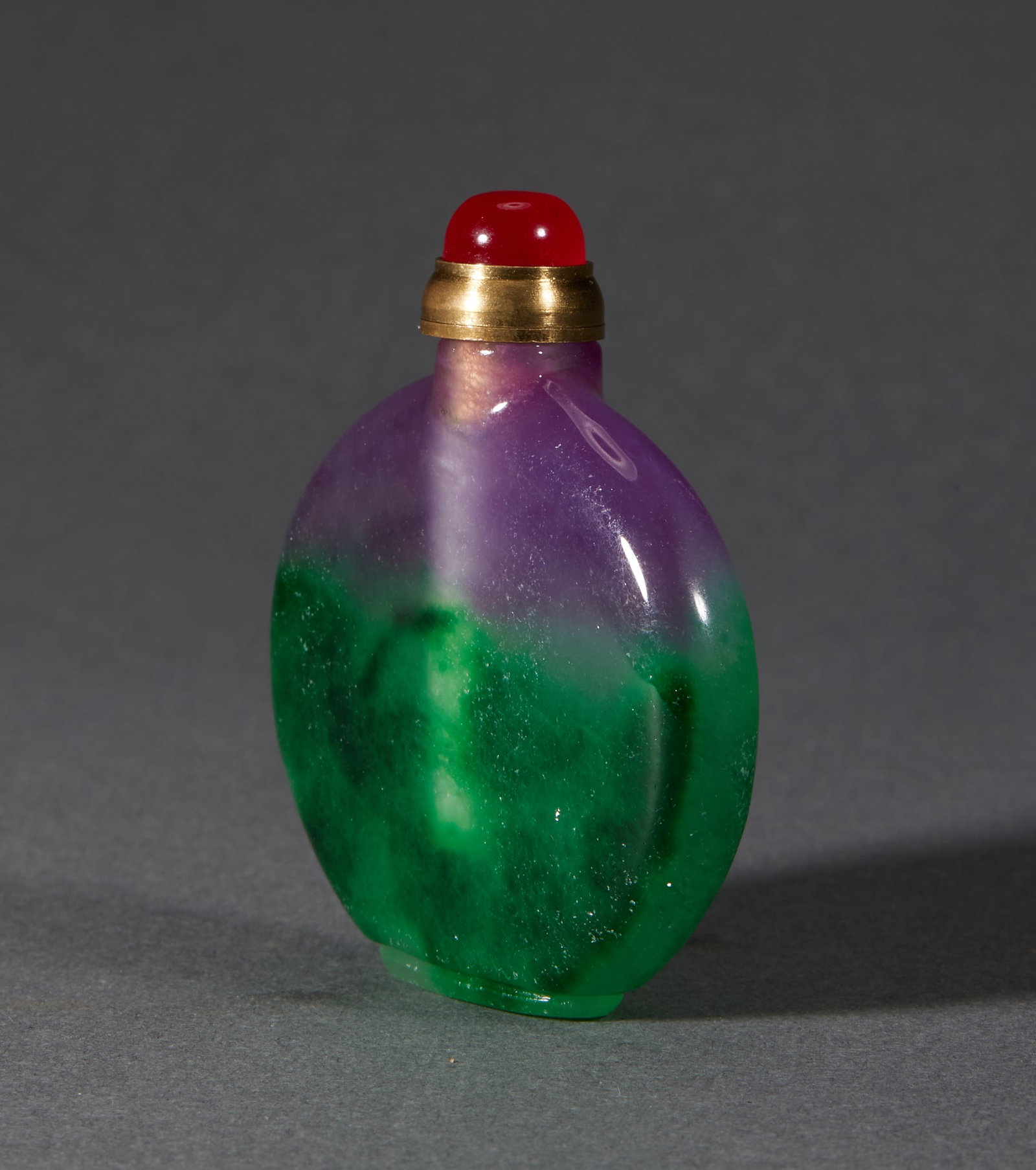 Qing Jadeite Snuff Bottle - 4