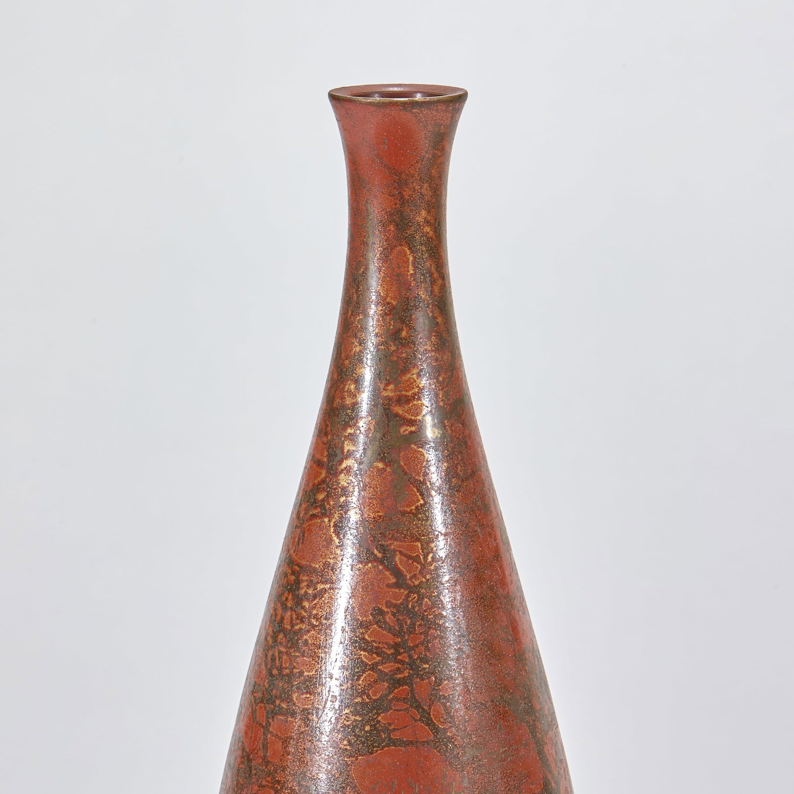 Copper Guanyin Vase - 4