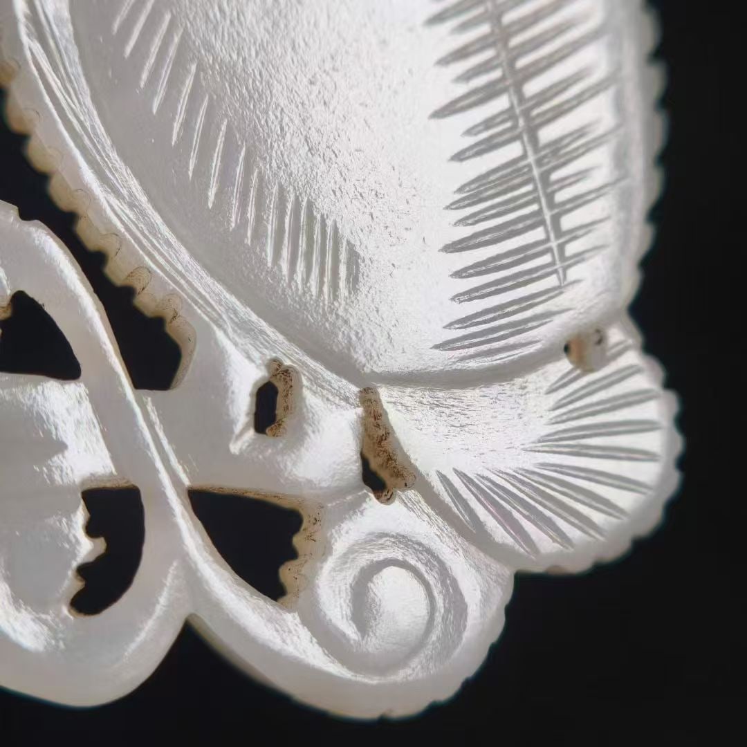 Goose-Form Jade Pendant - 6
