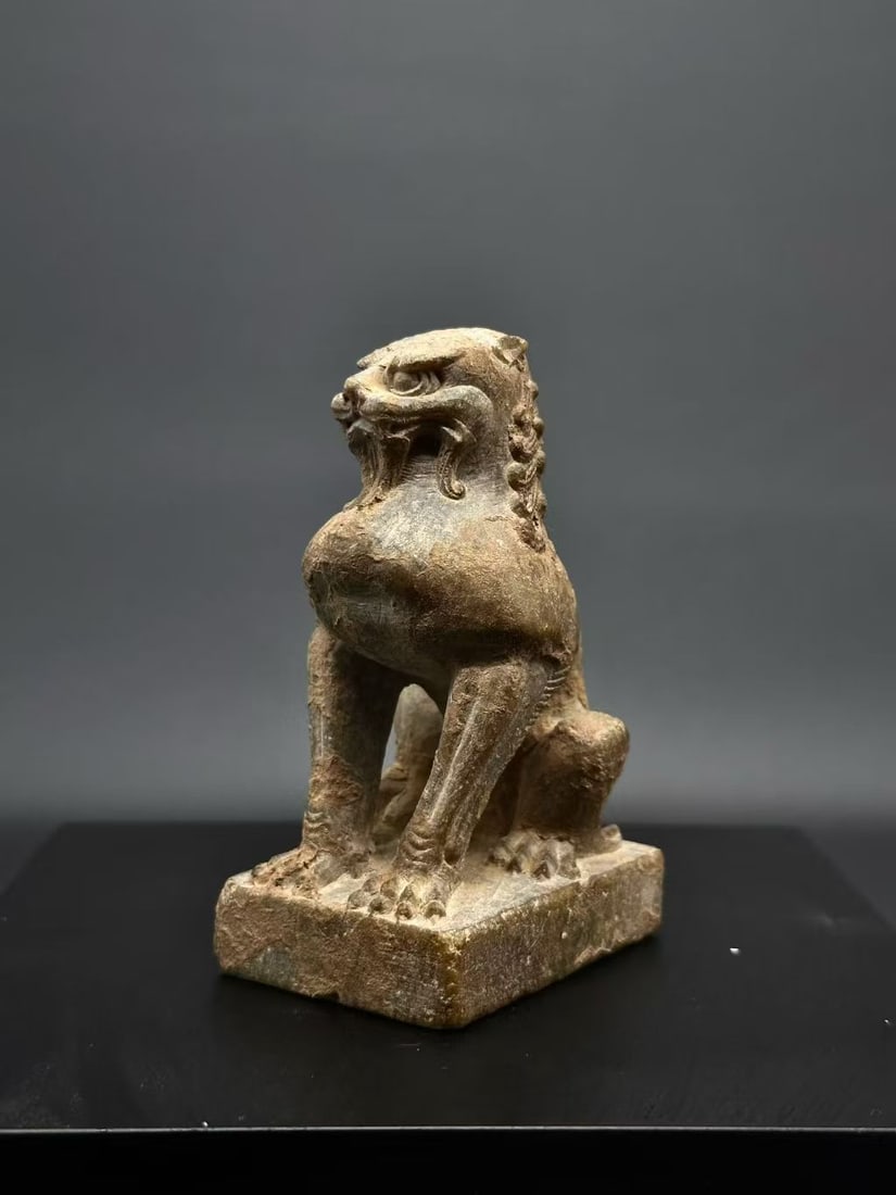 White-Marble Desk Lion - 6