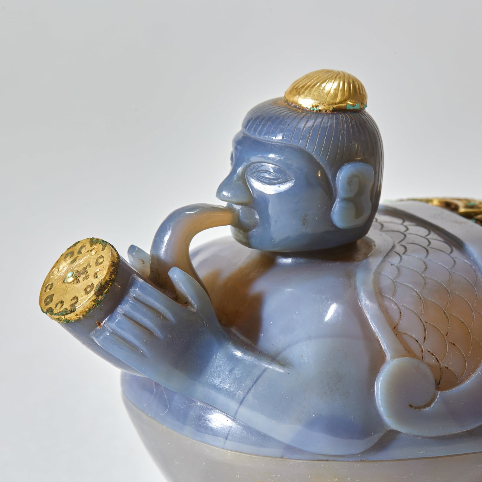 Pre-Ming Boy-Goose Covered Box - 3