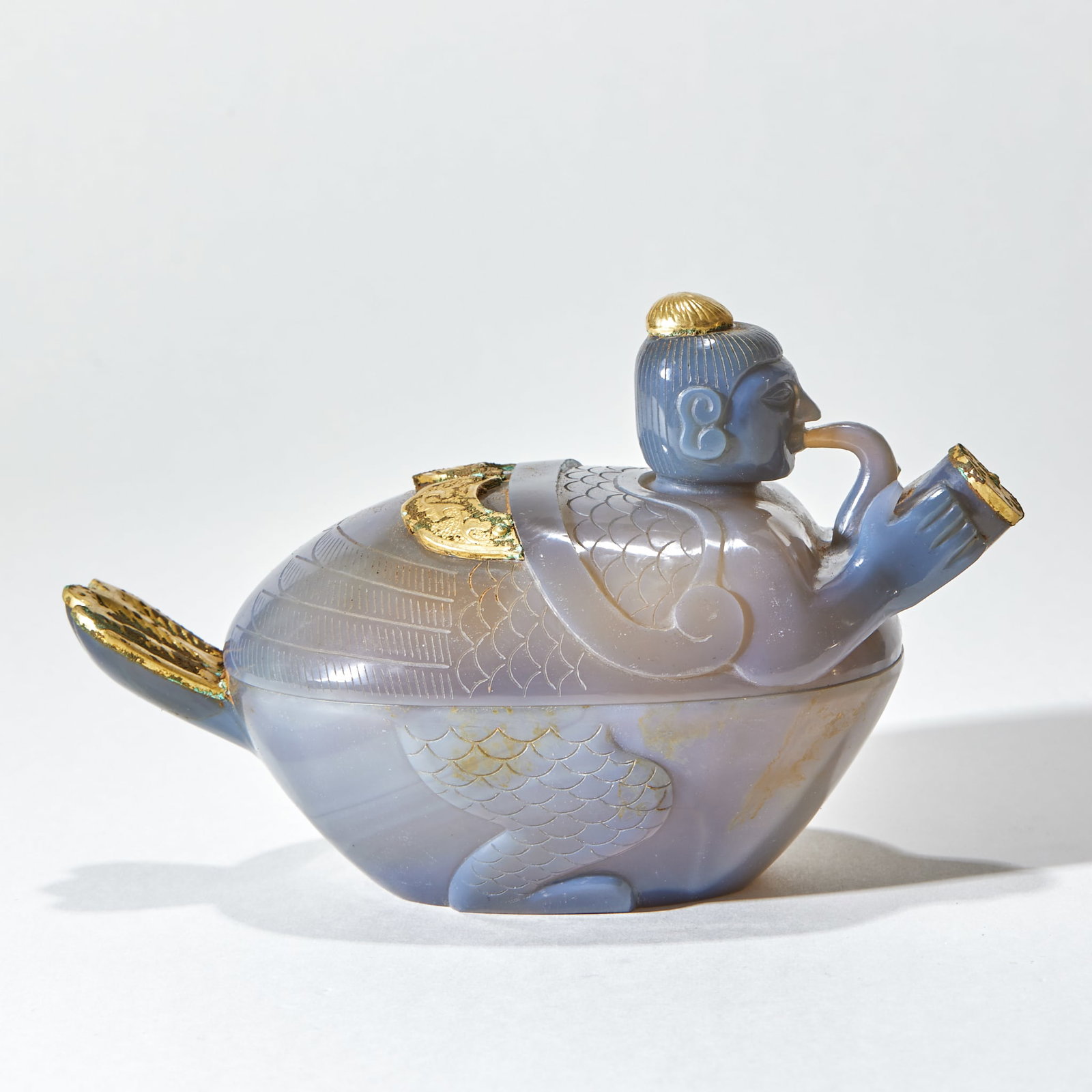 Pre-Ming Boy-Goose Covered Box - 5