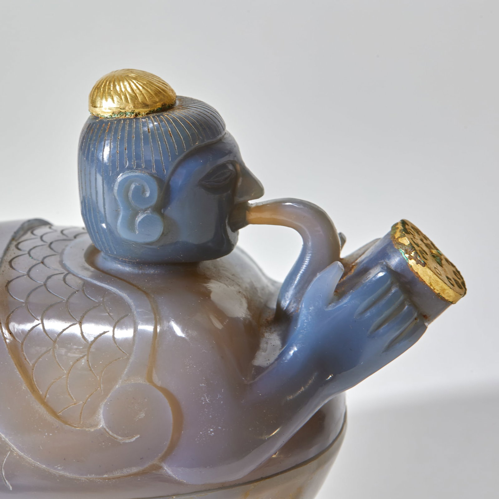 Pre-Ming Boy-Goose Covered Box - 6