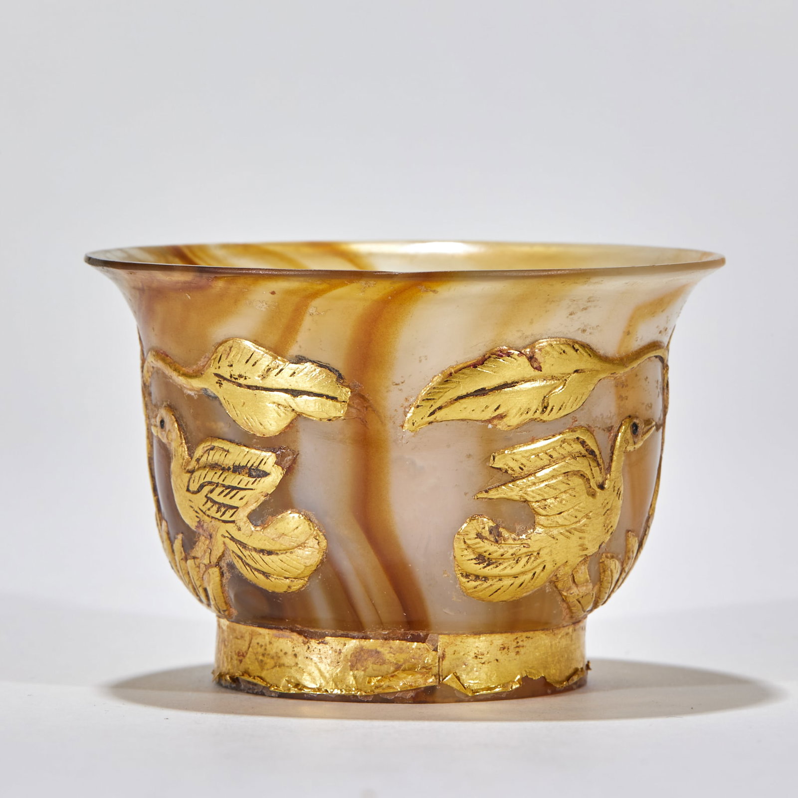 Agate Pure-Gold-Wrapped Cup - 4