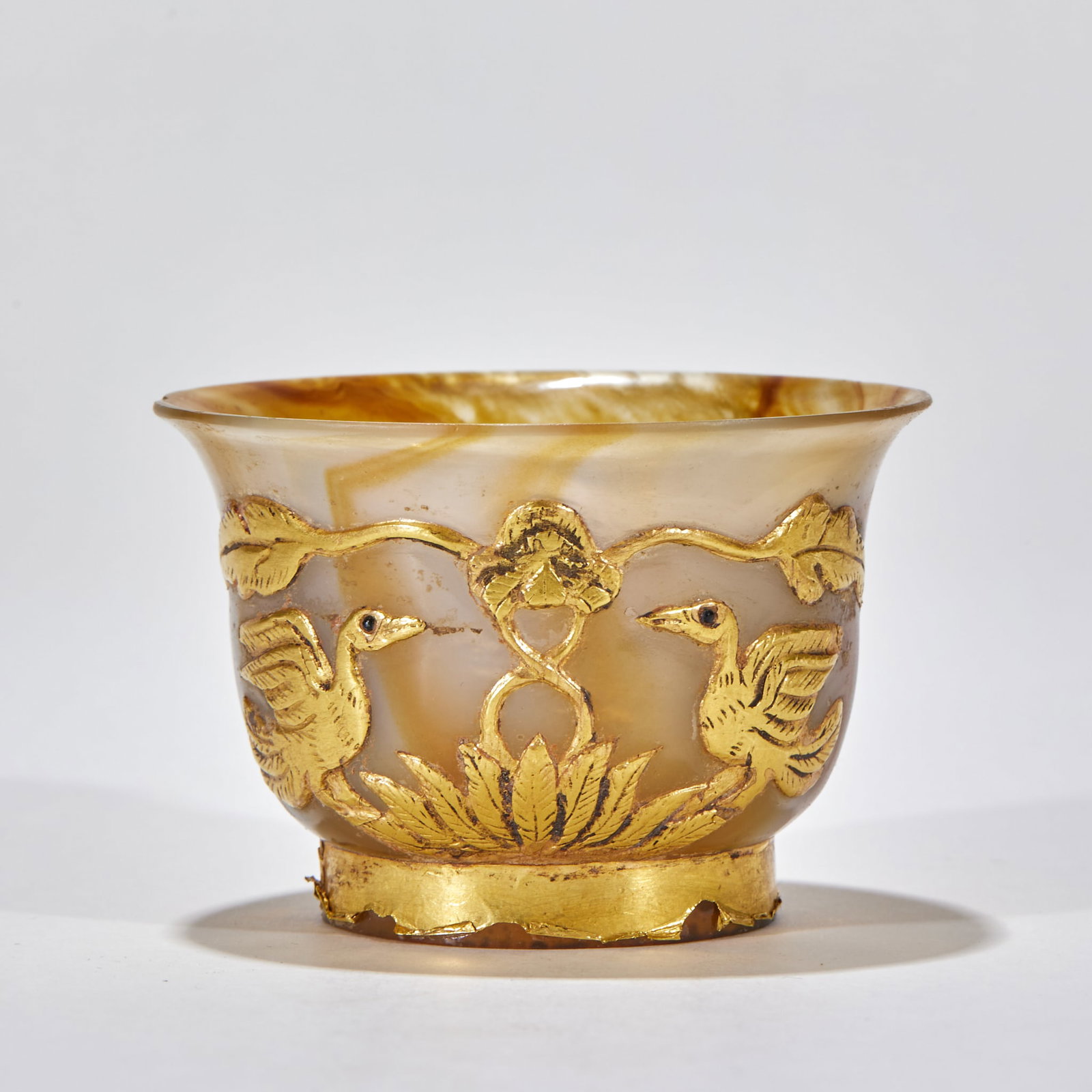 Agate Pure-Gold-Wrapped Cup - 5