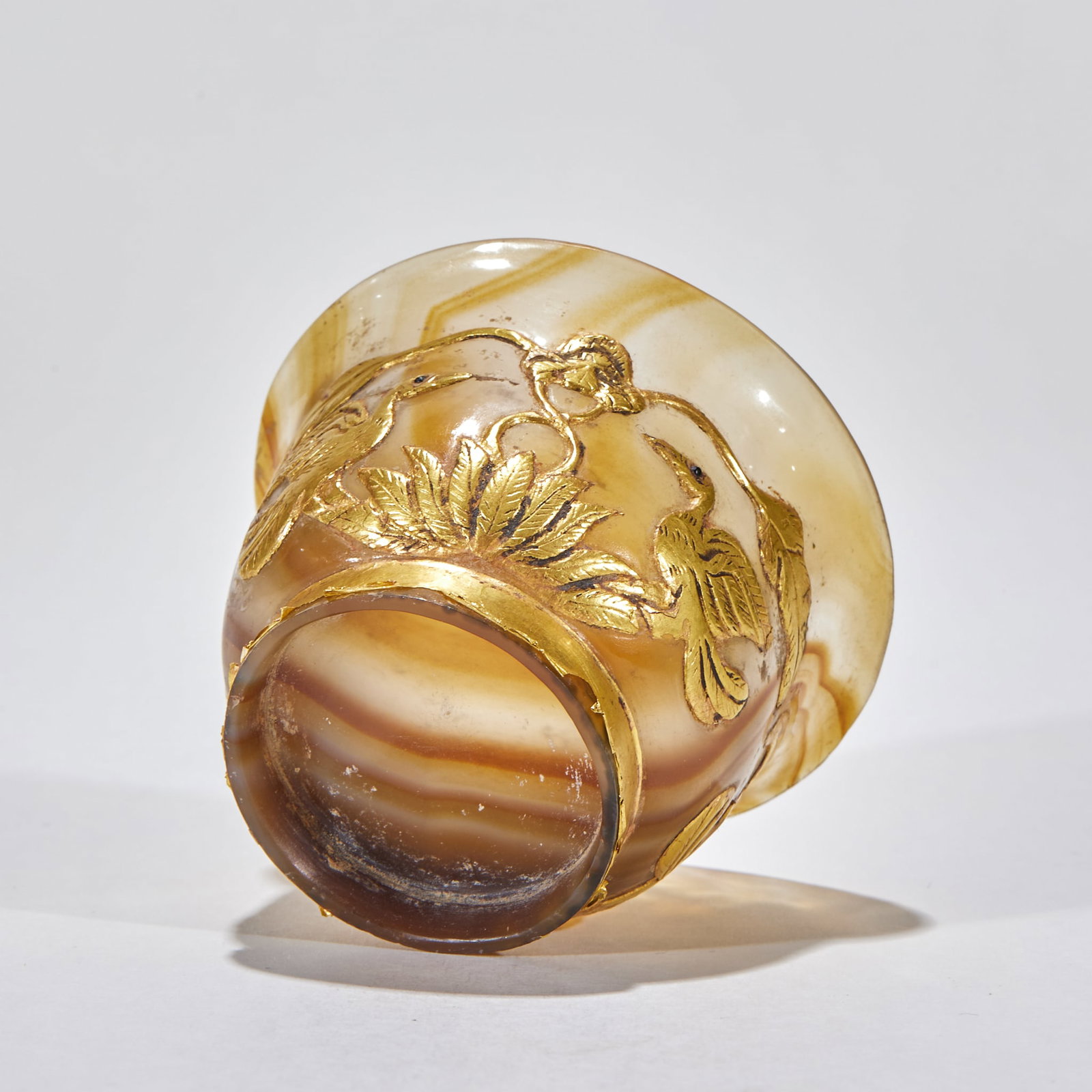Agate Pure-Gold-Wrapped Cup - 7