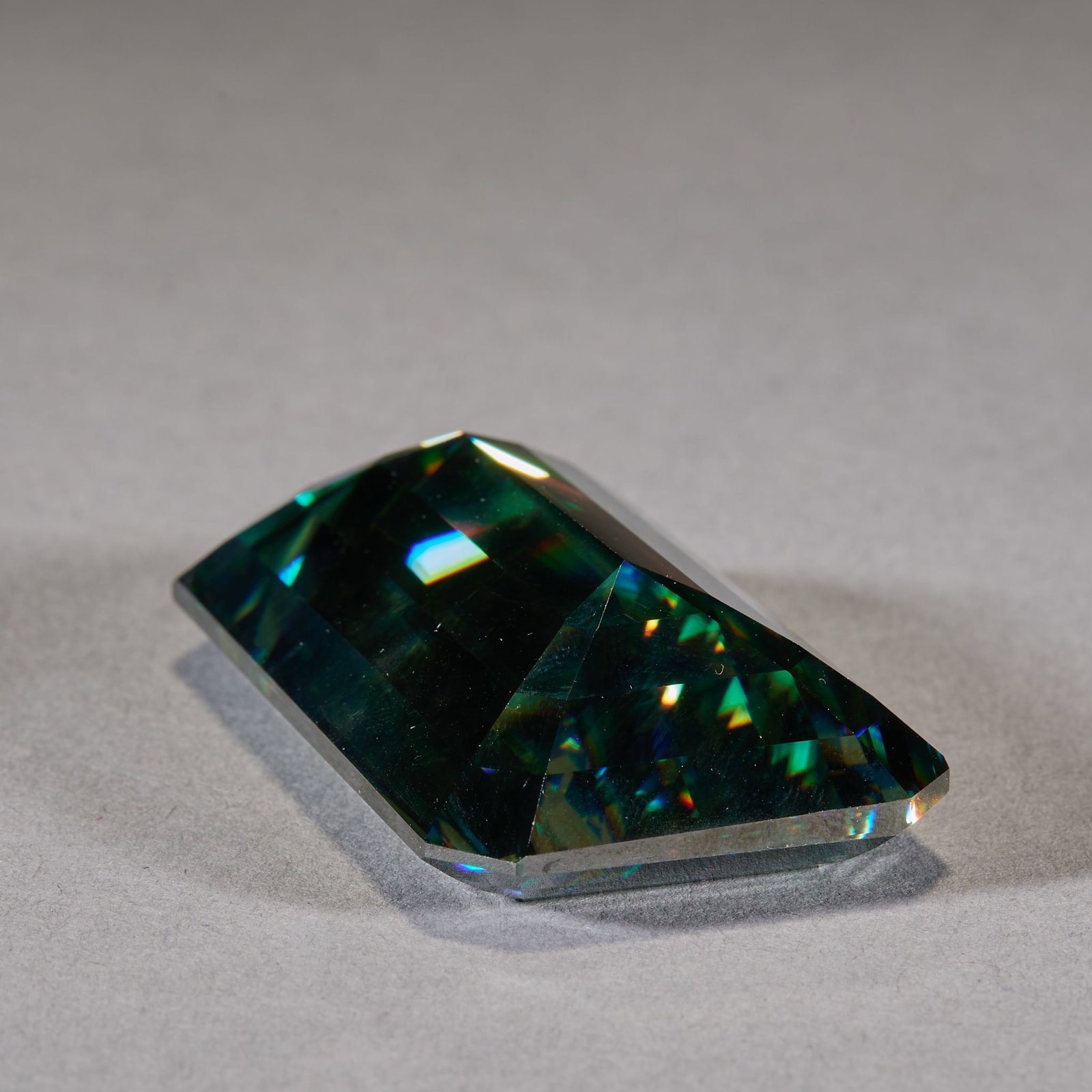 Rectangular Faceted Gemstone - 3