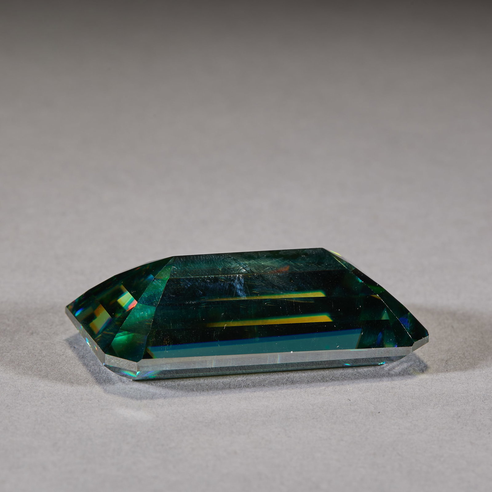 Rectangular Faceted Gemstone - 4