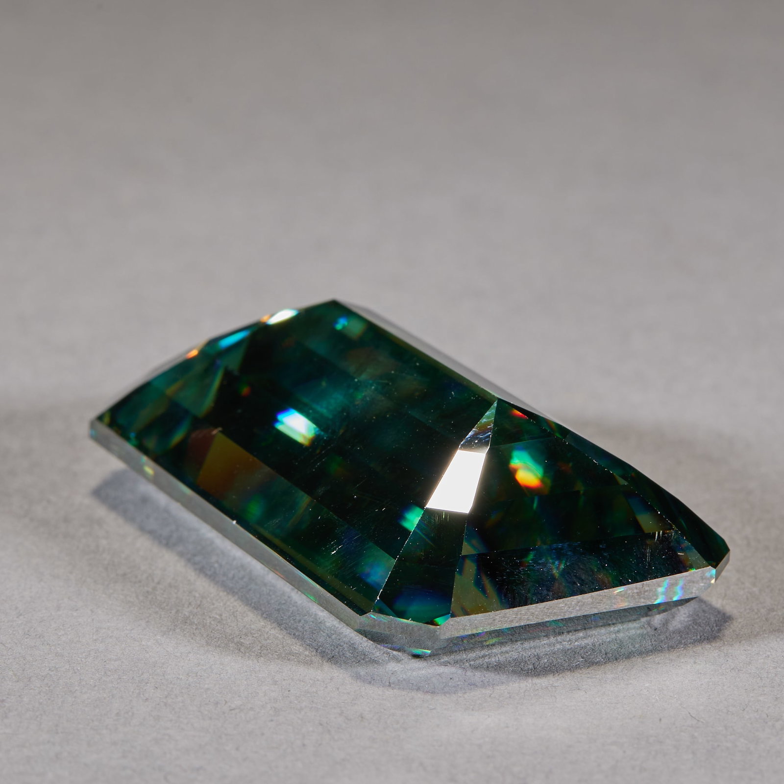 Rectangular Faceted Gemstone - 5