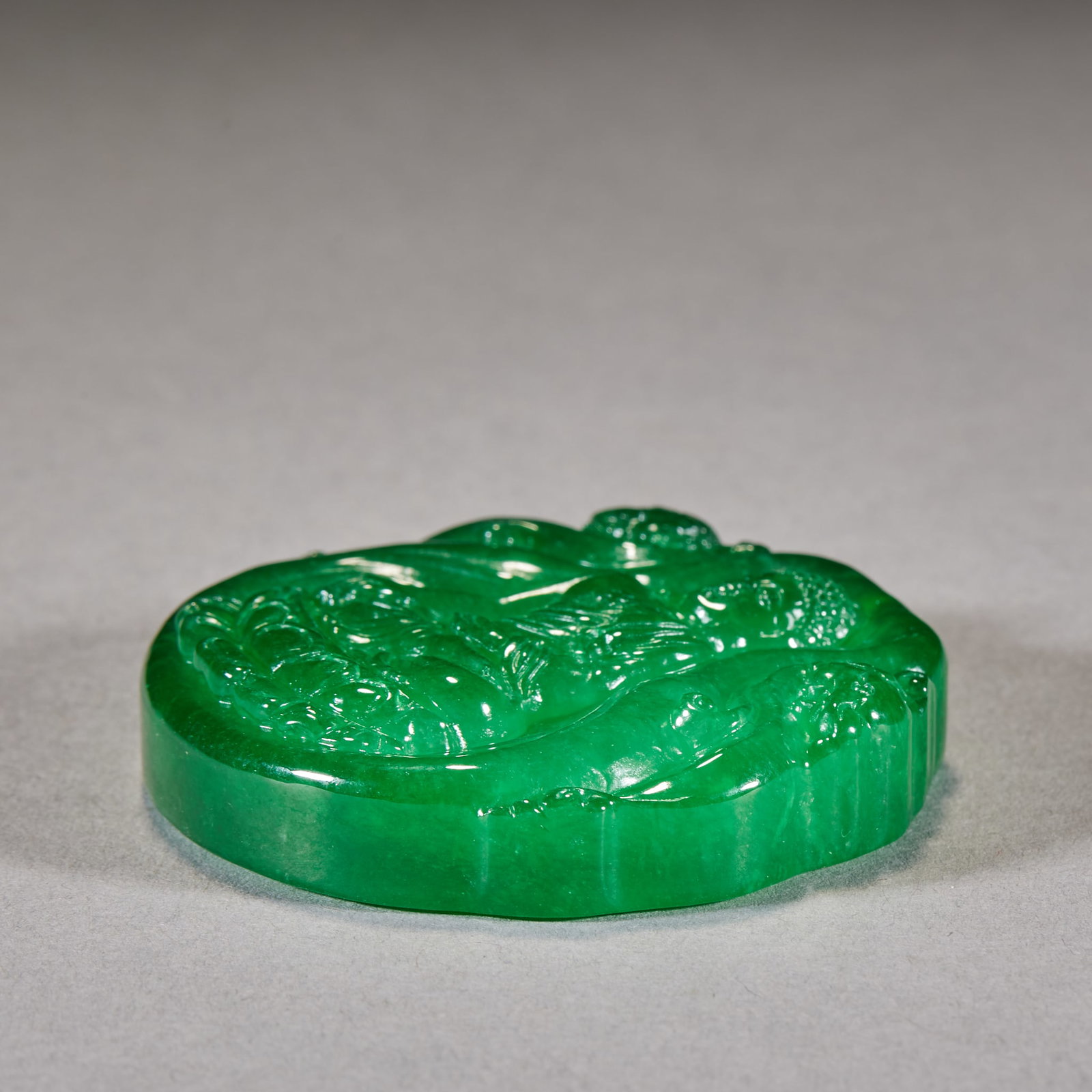 Jadeite Sakyamuni Plaque - 5