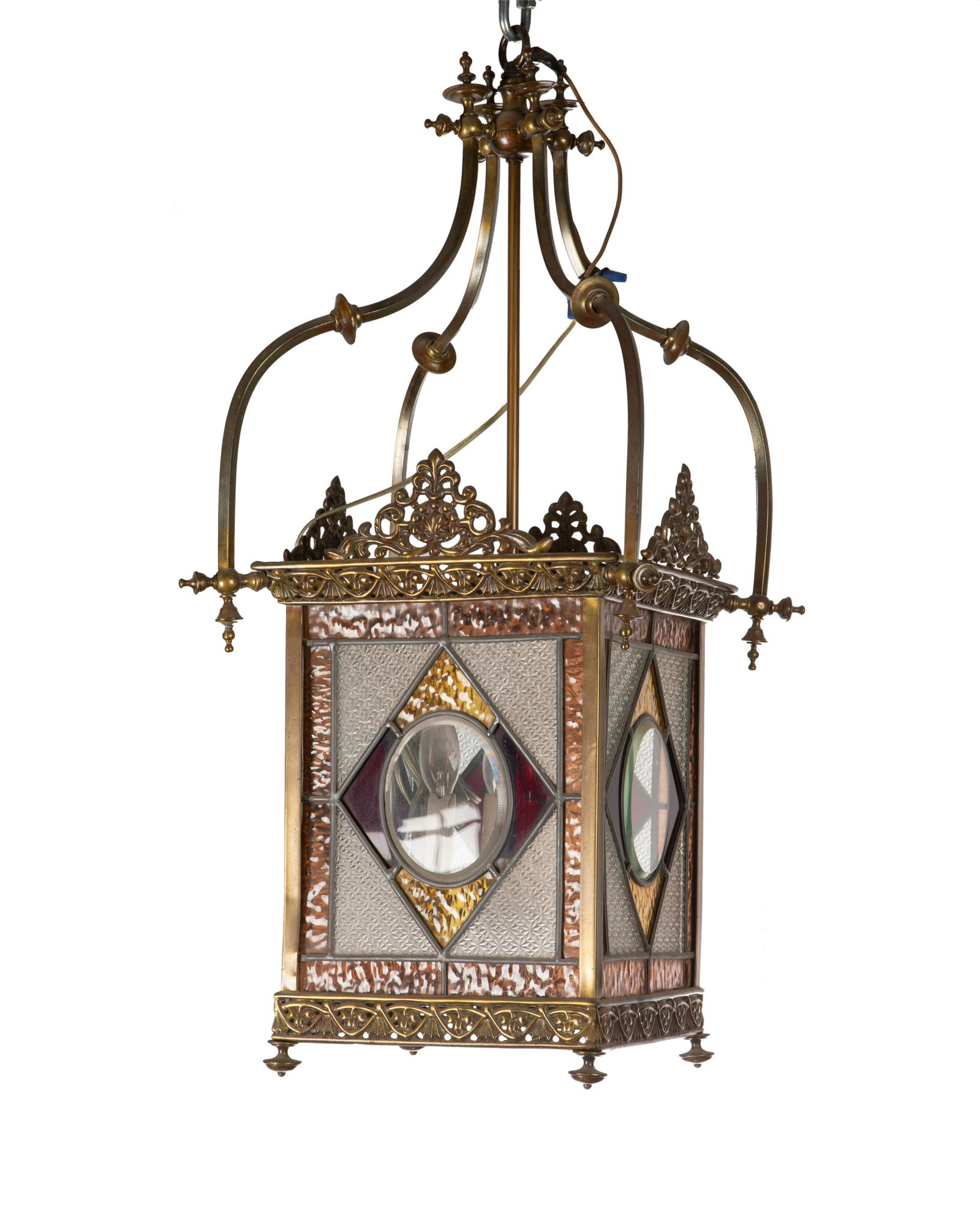 A Victorian Bradley & Hubbard-style handing hall fixture (1 of 2)