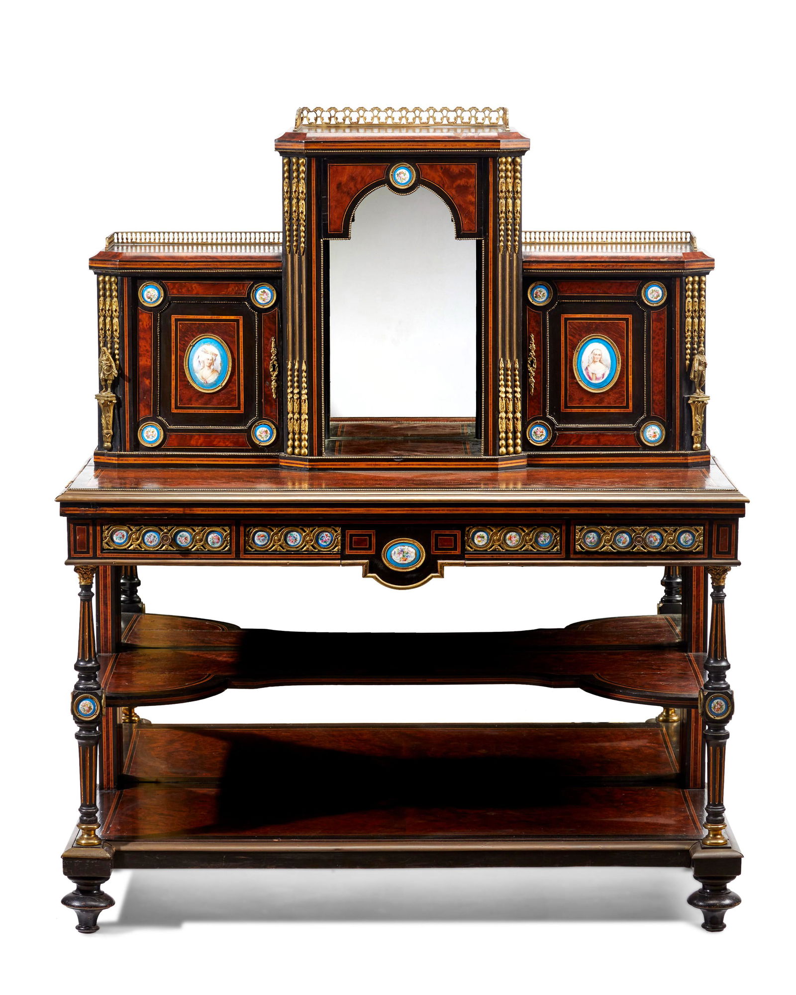 A French Napoleon III "bonhuer du jour" desk (1 of 7)