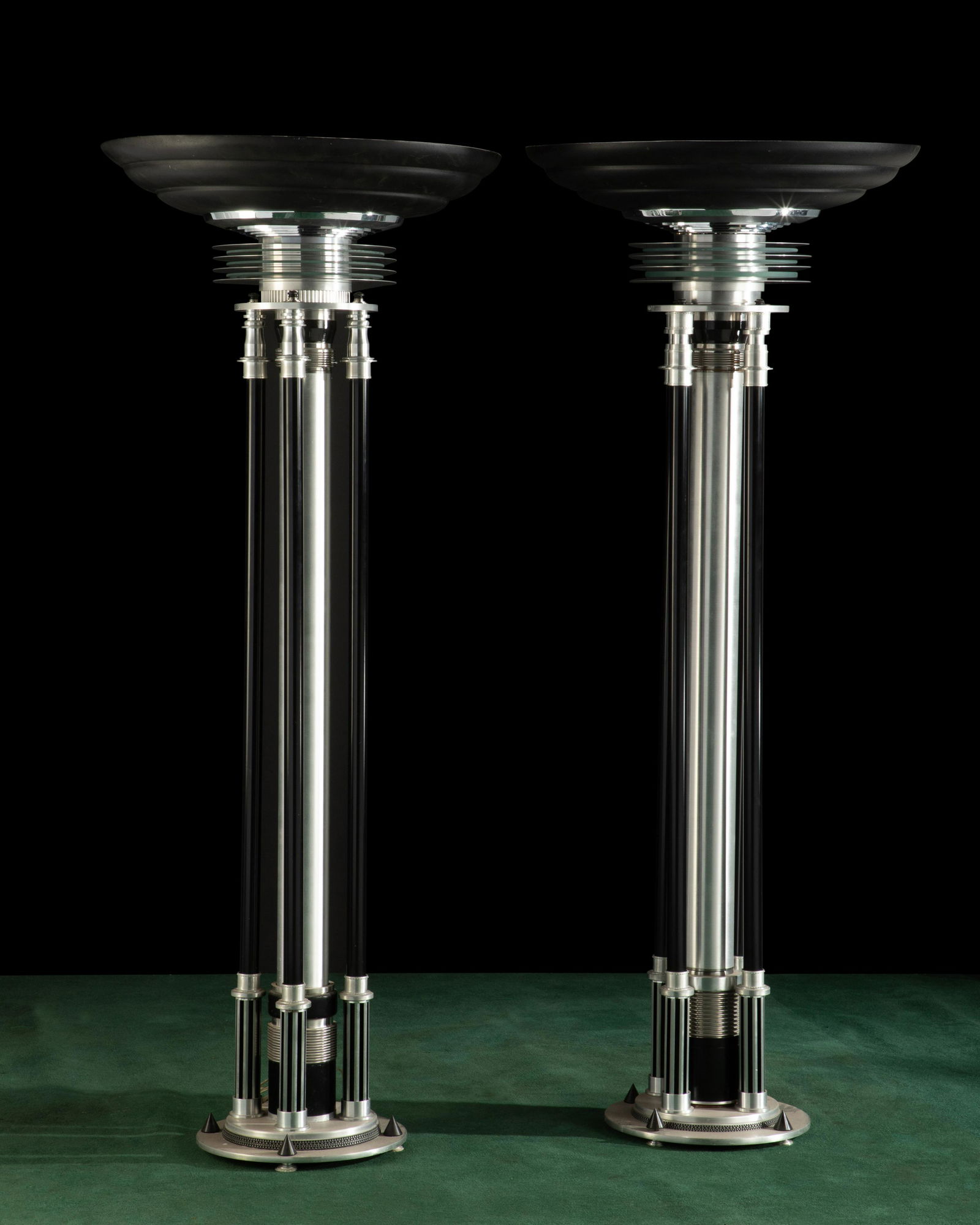 A pair of Machine Age-style torchiEres (1 of 3)