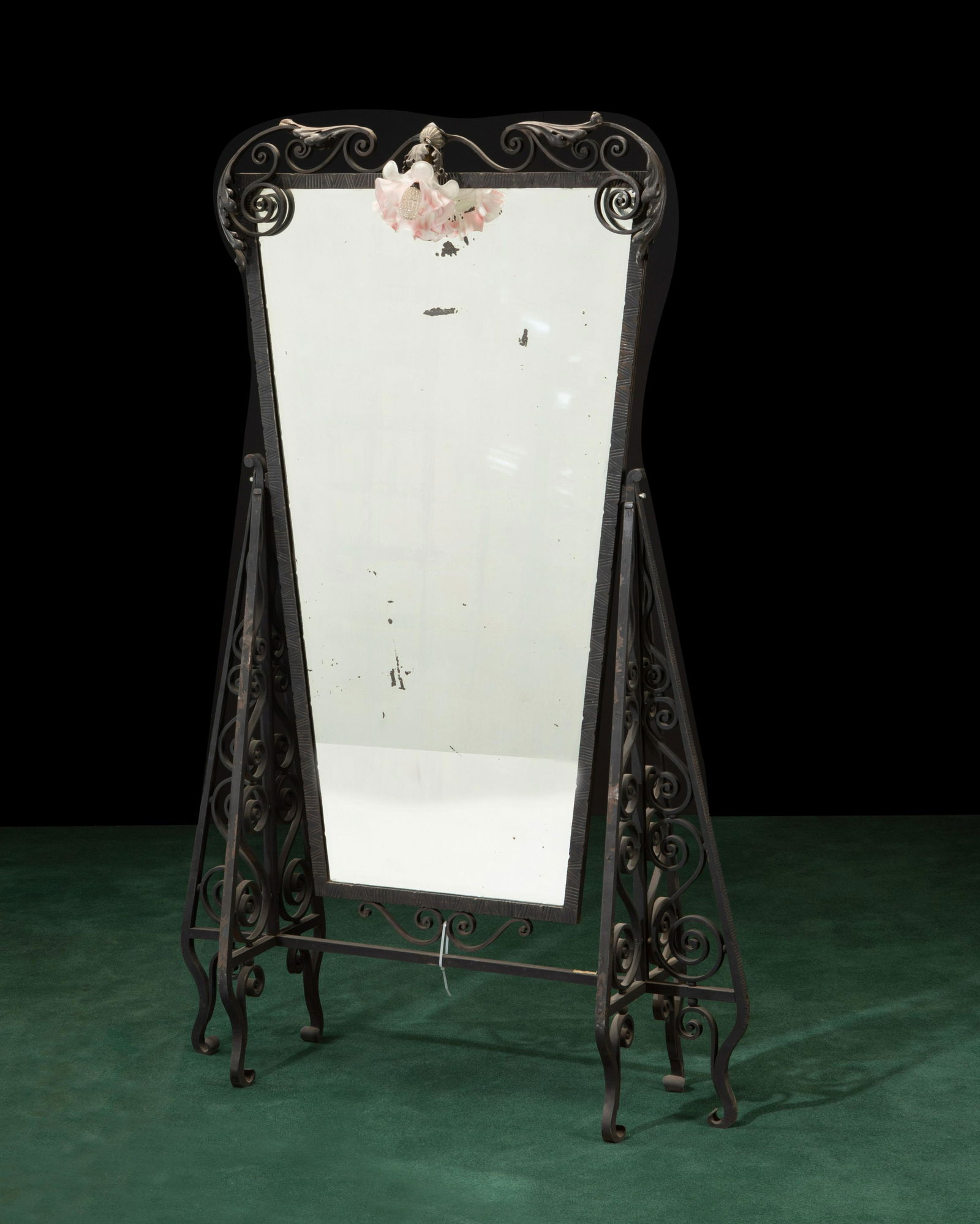 A French Art Deco floor standing dressing mirror (1 of 4)