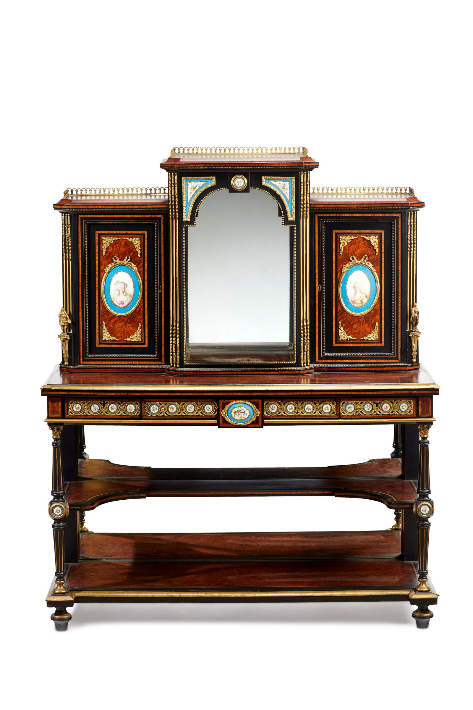 A French Napoleon III "bonhuer du jour" desk (1 of 8)