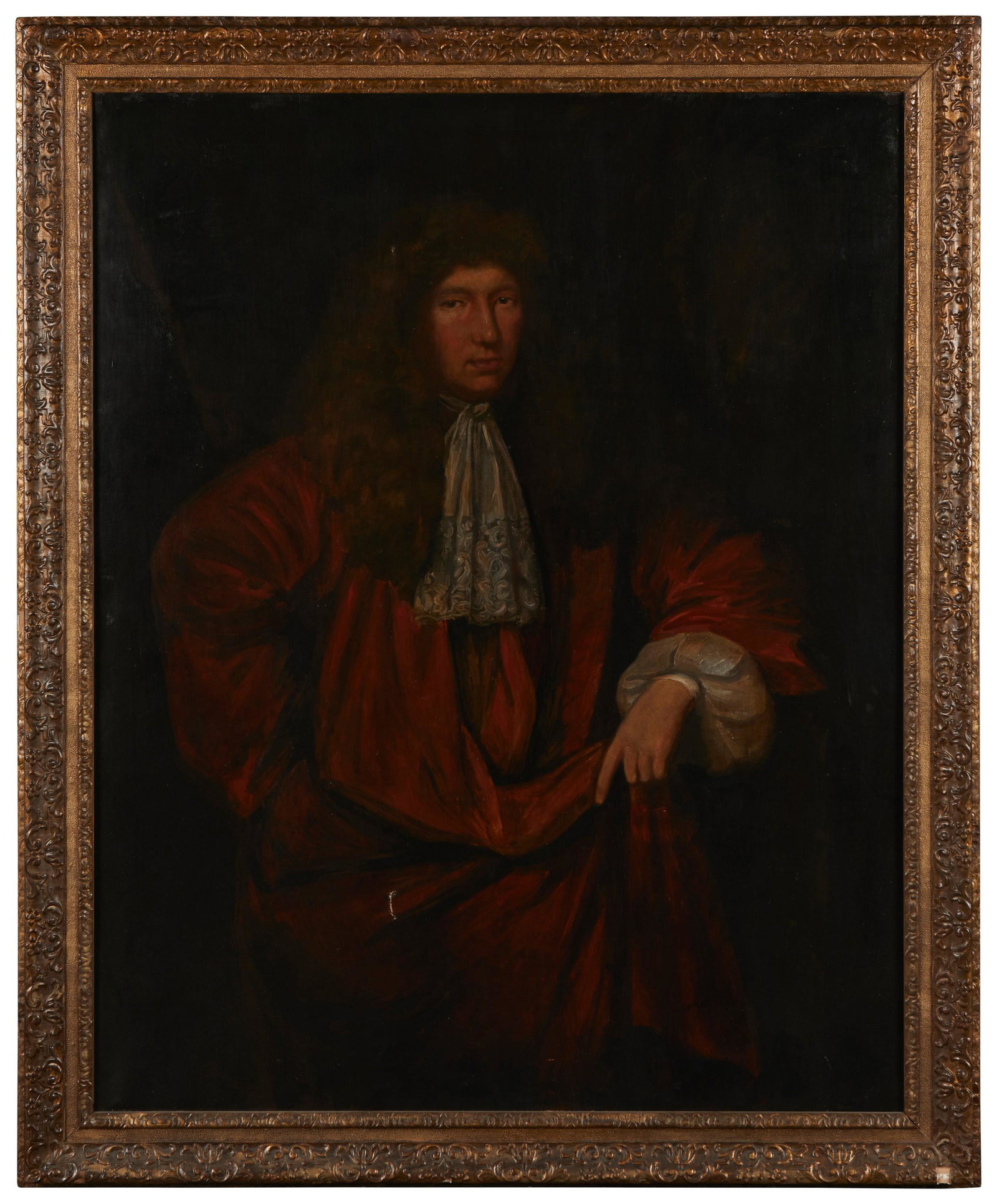 19th Century Continental School, 19th Century Continental School: 19th Century Continental School Portrait of Nathaniel Brand Oil on canvas Unsigned; titled and inscribed verso: Nathaniel Brand/ First treasurer of Morden College, Blackheath / (Also warden of Thavies
