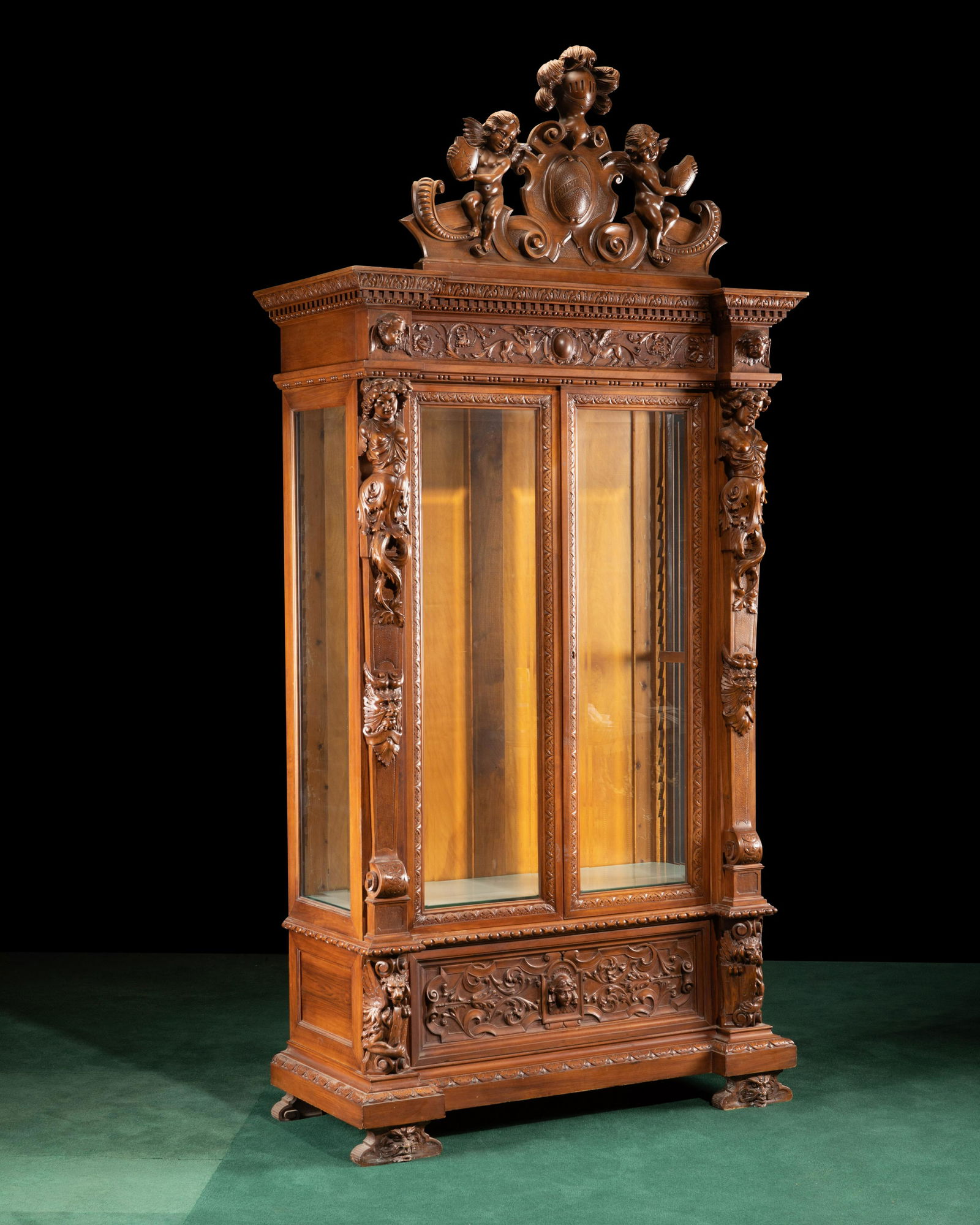 A Horner-style bibliothEque/china cabinet (1 of 11)