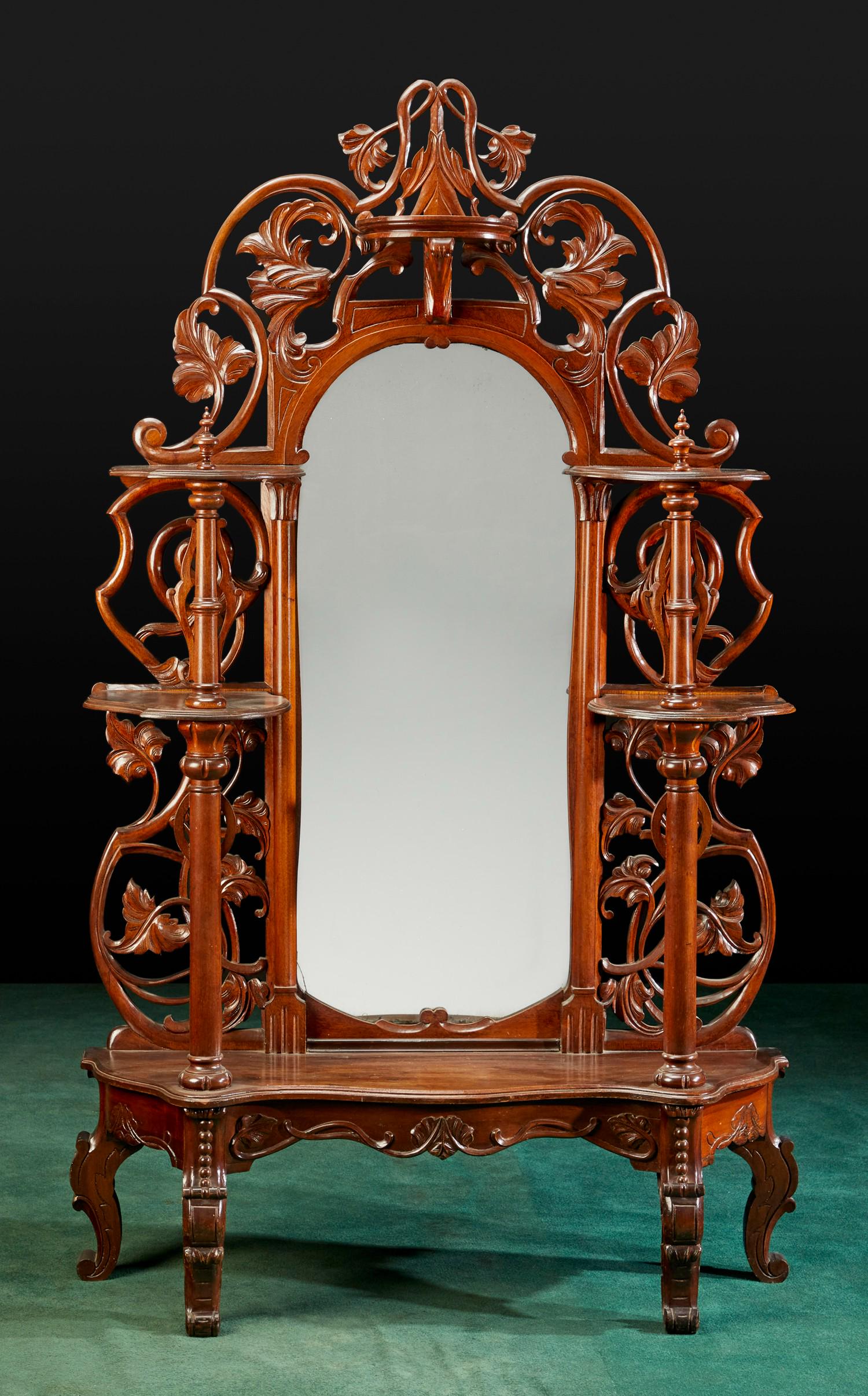 A Victorian Rococo Revival EtagEre (1 of 2)