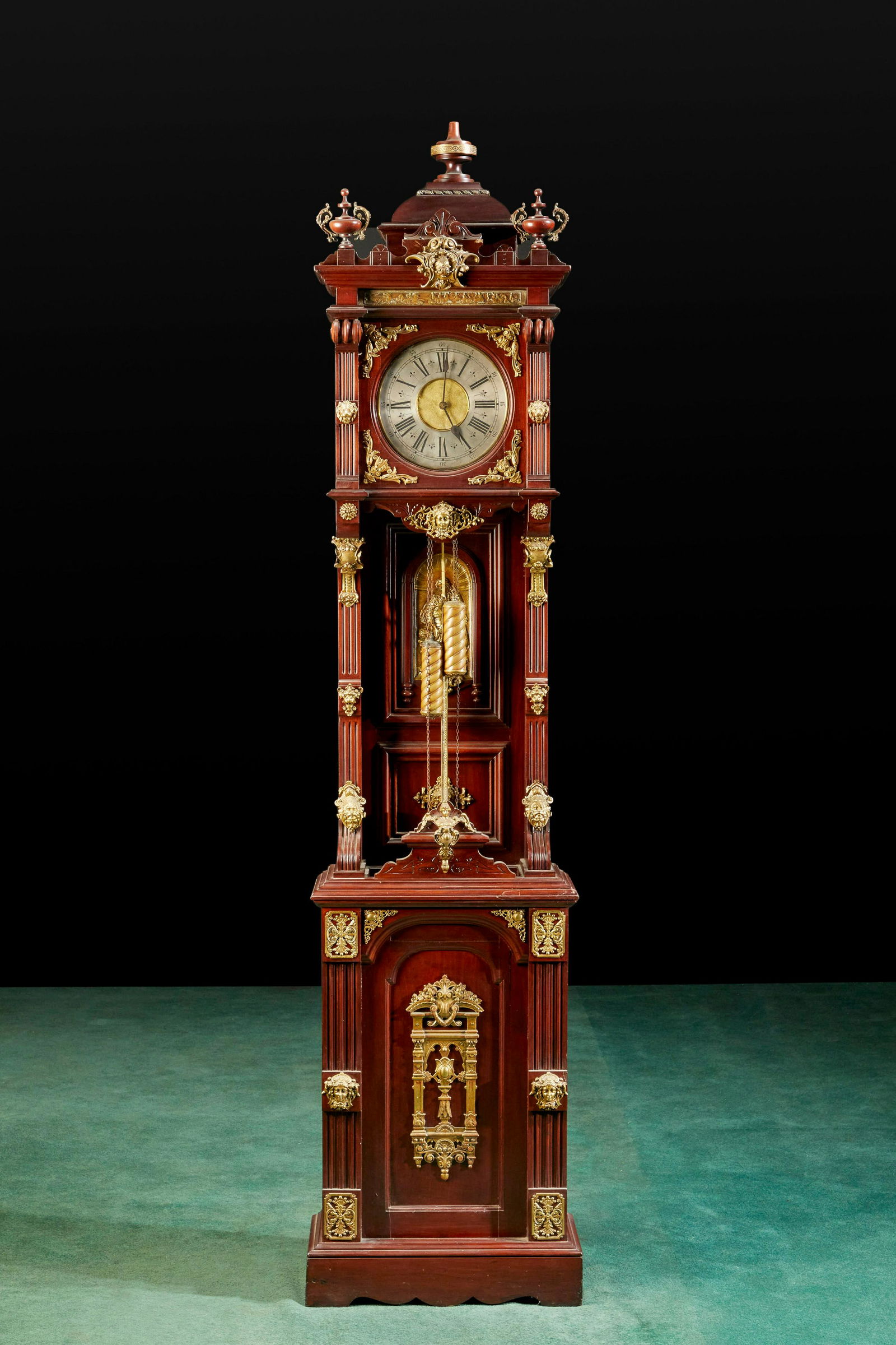 An Ansonia tall case clock (1 of 6)