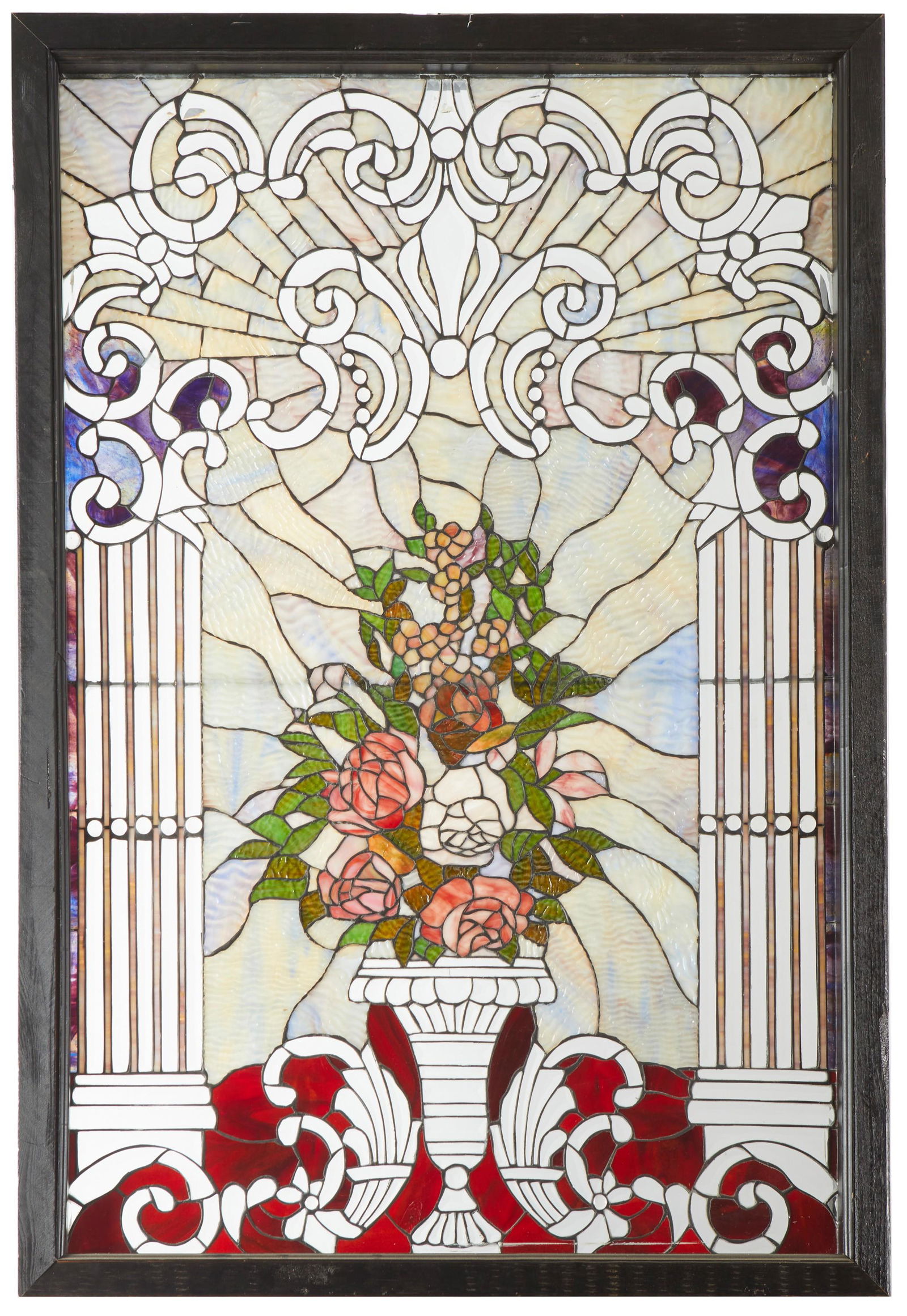 An American Victorian leaded glass window (1 of 2)