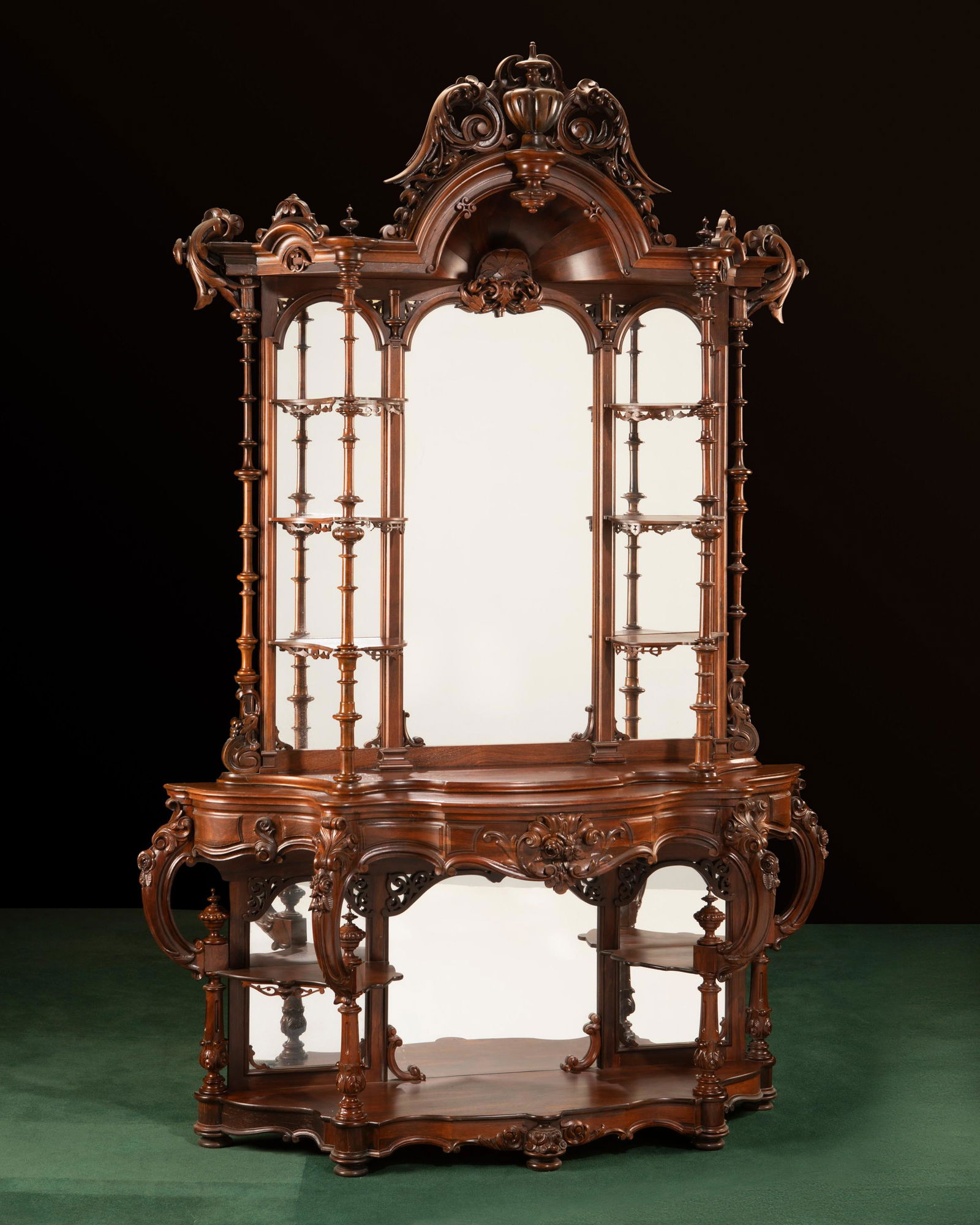 An American Victorian Rococo Revival EtagEre (1 of 7)